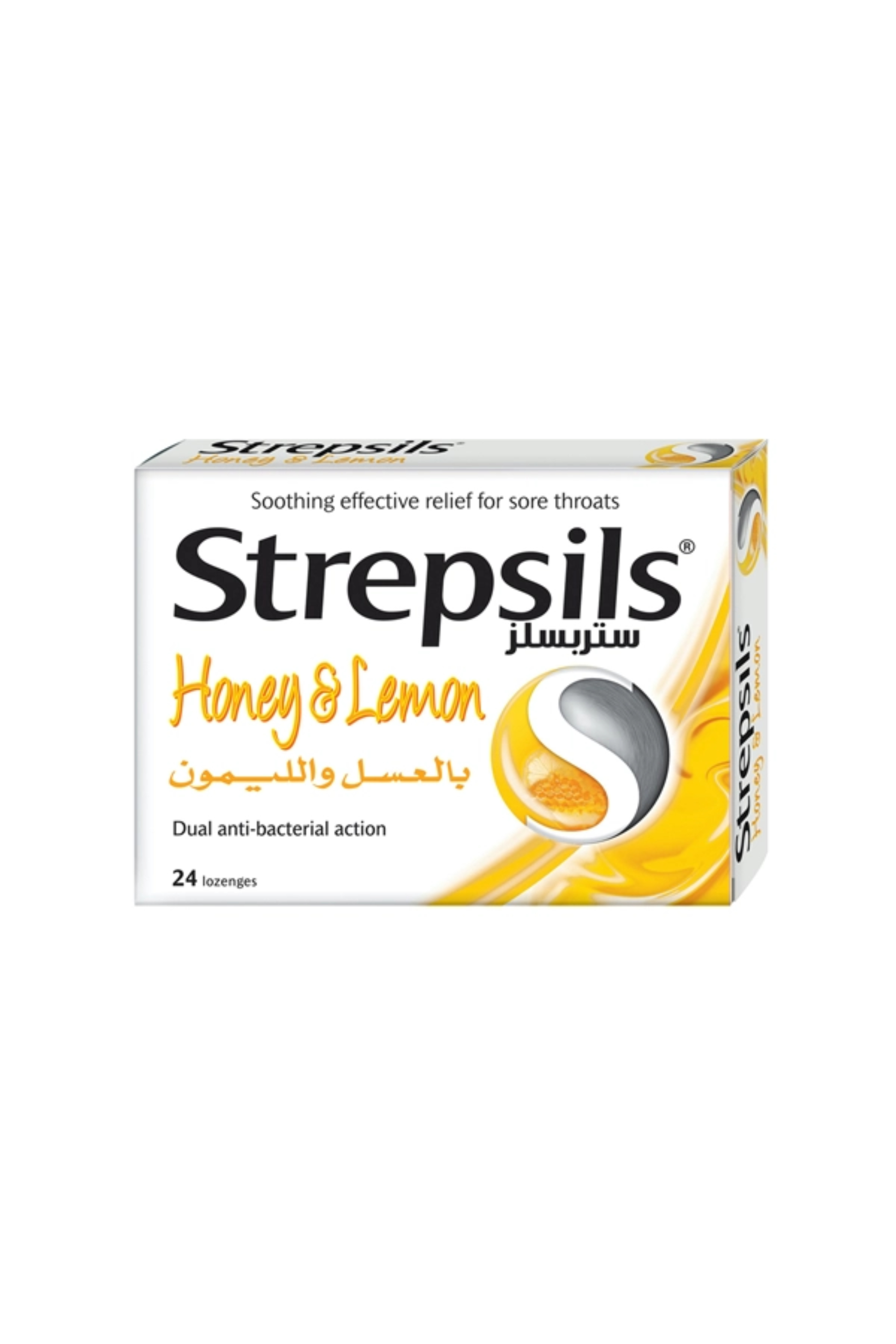 STREPSILS HONEY & LEMON 24'S LOZENGES