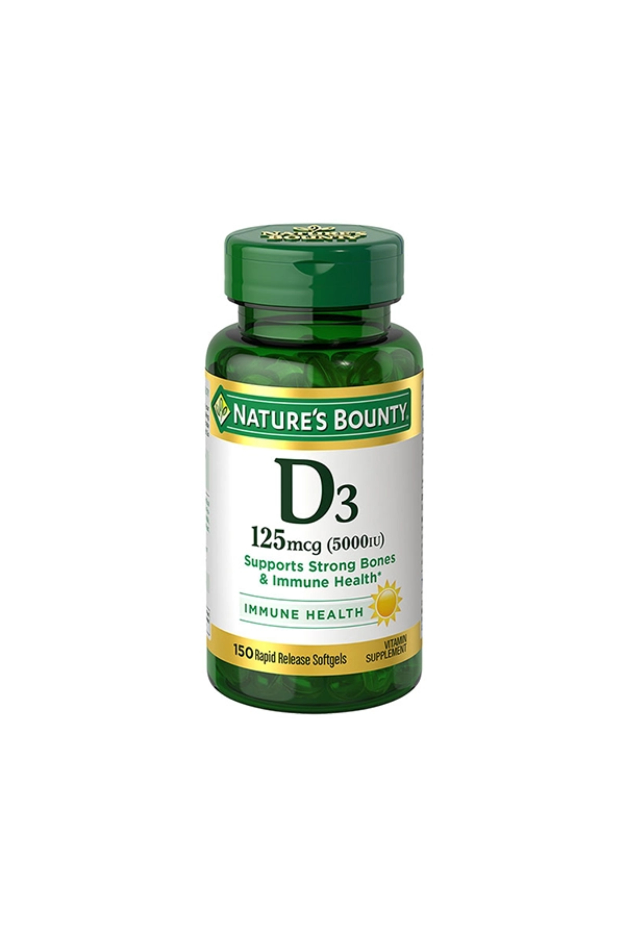 NATURE'S BOUNTY D3 5000IU SOFTGELS 150'S
