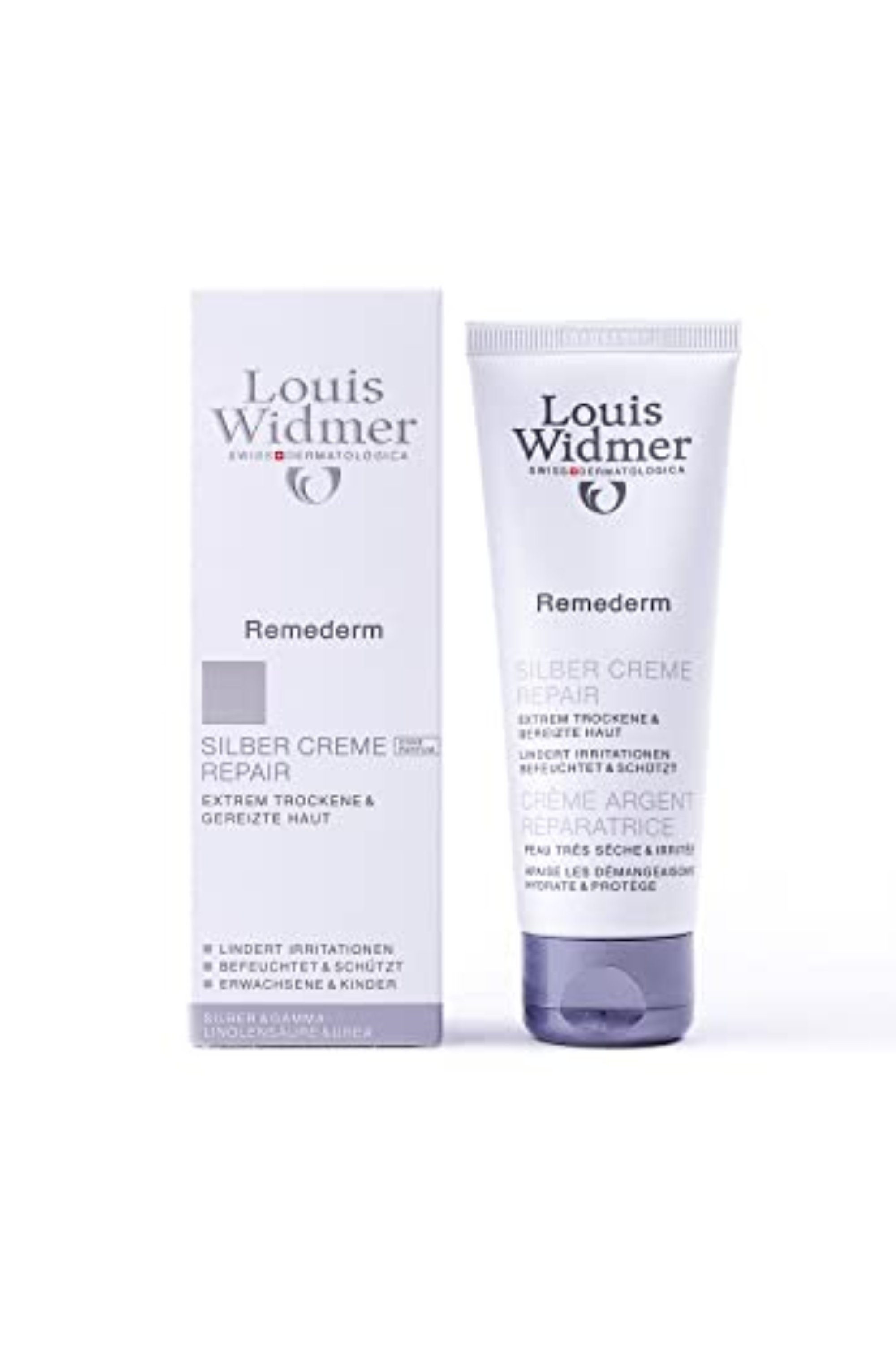 LOUIS WIDMER REMEDERM SILVER BODY CREAM 75ML