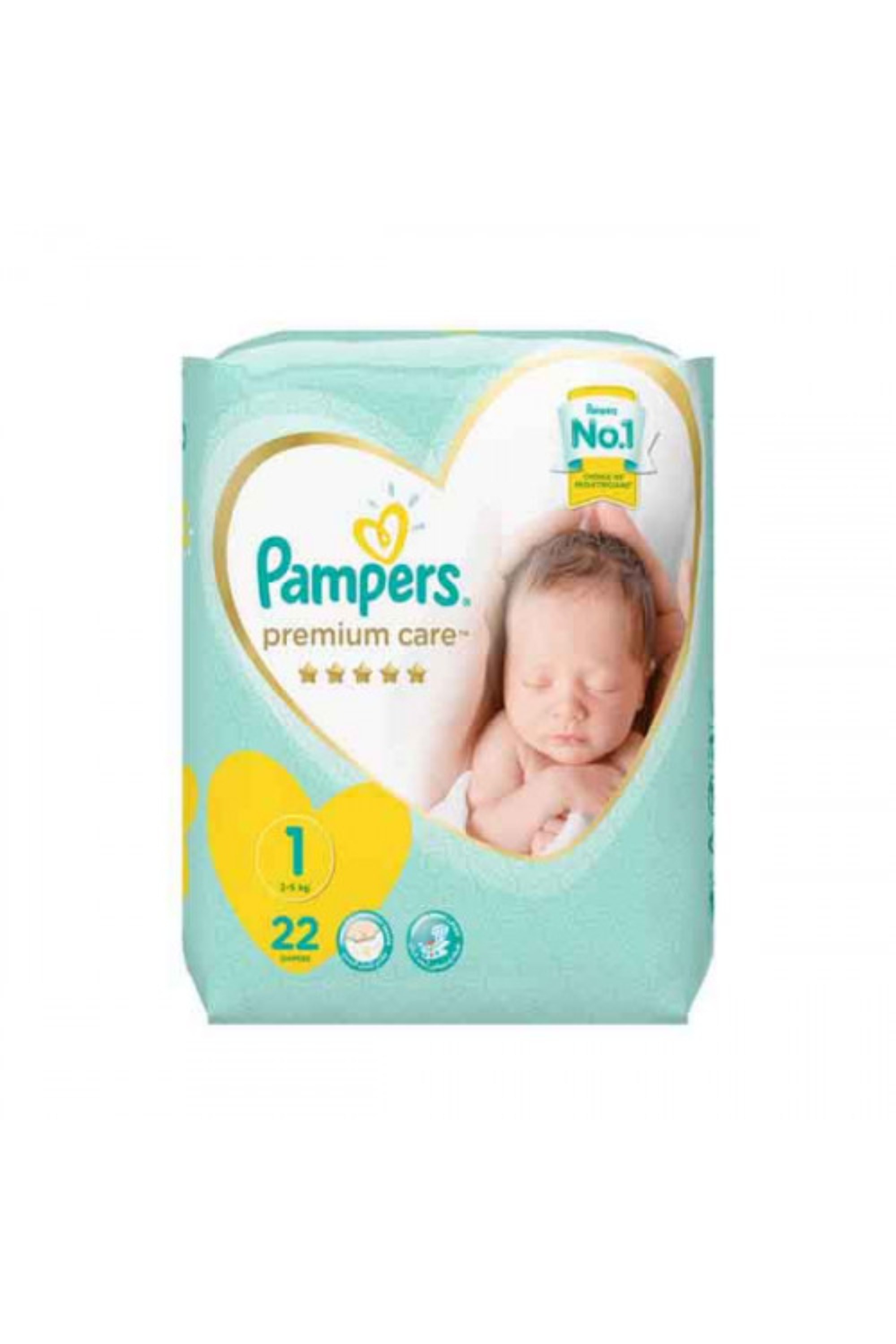 PAMPERS PREMIUM CARE S1  22'S