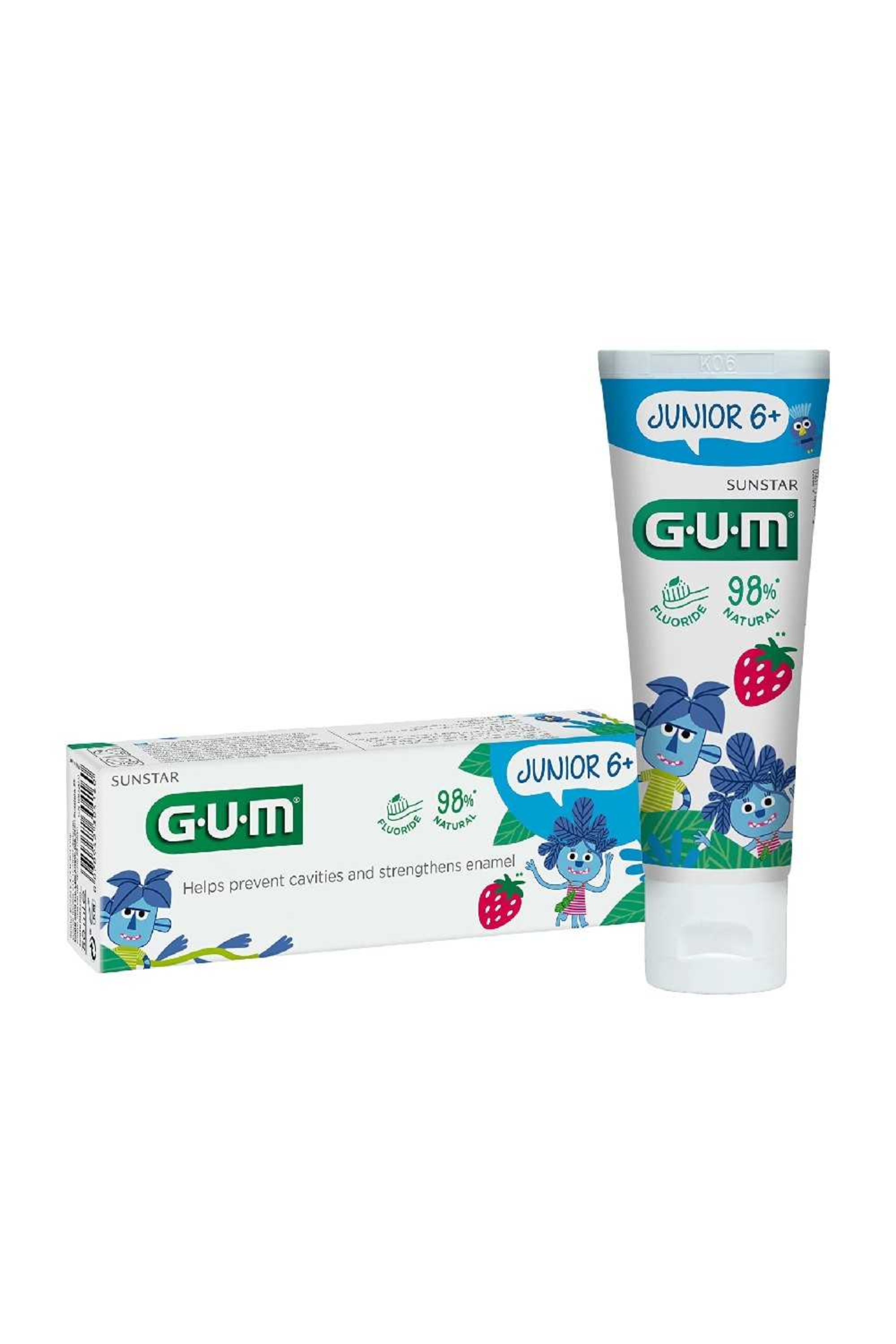 GUM JUNIOR MONSTER TOOTHPASTE +6 3004 EMEC 902