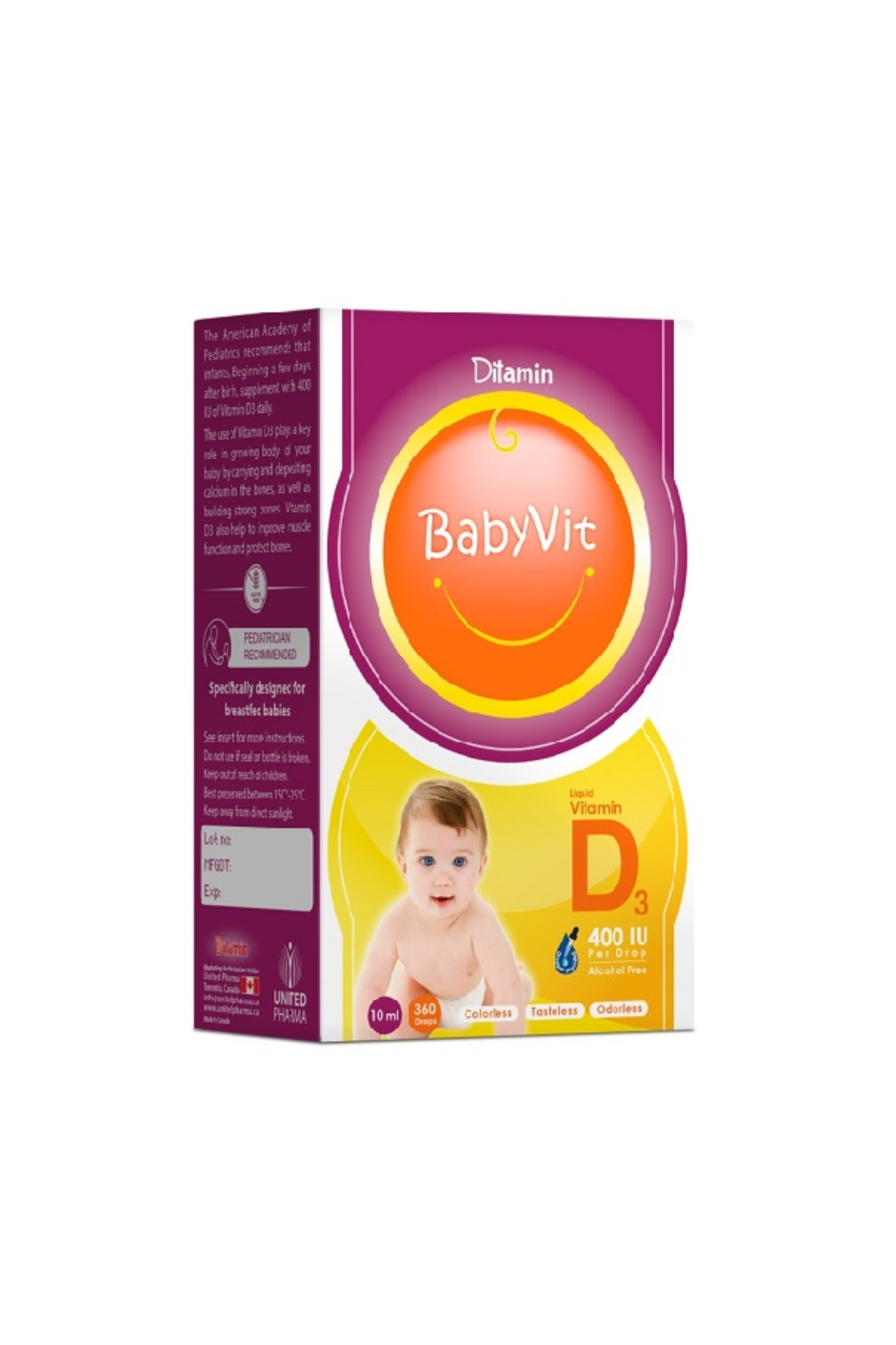 DITAMIN BABYVIT D400 IU PER DROP 10ML