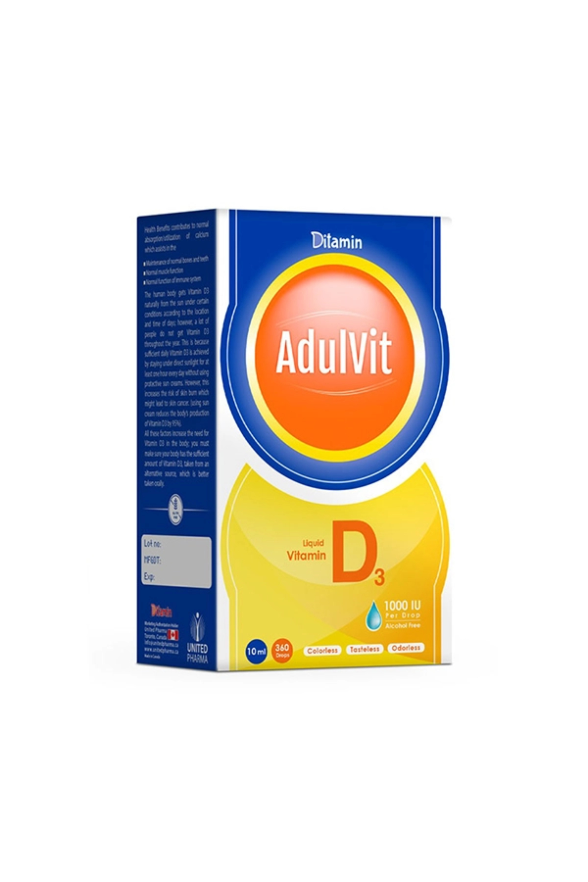 DITAMIN ADULVIT D1000 IU PER DROP 10ML