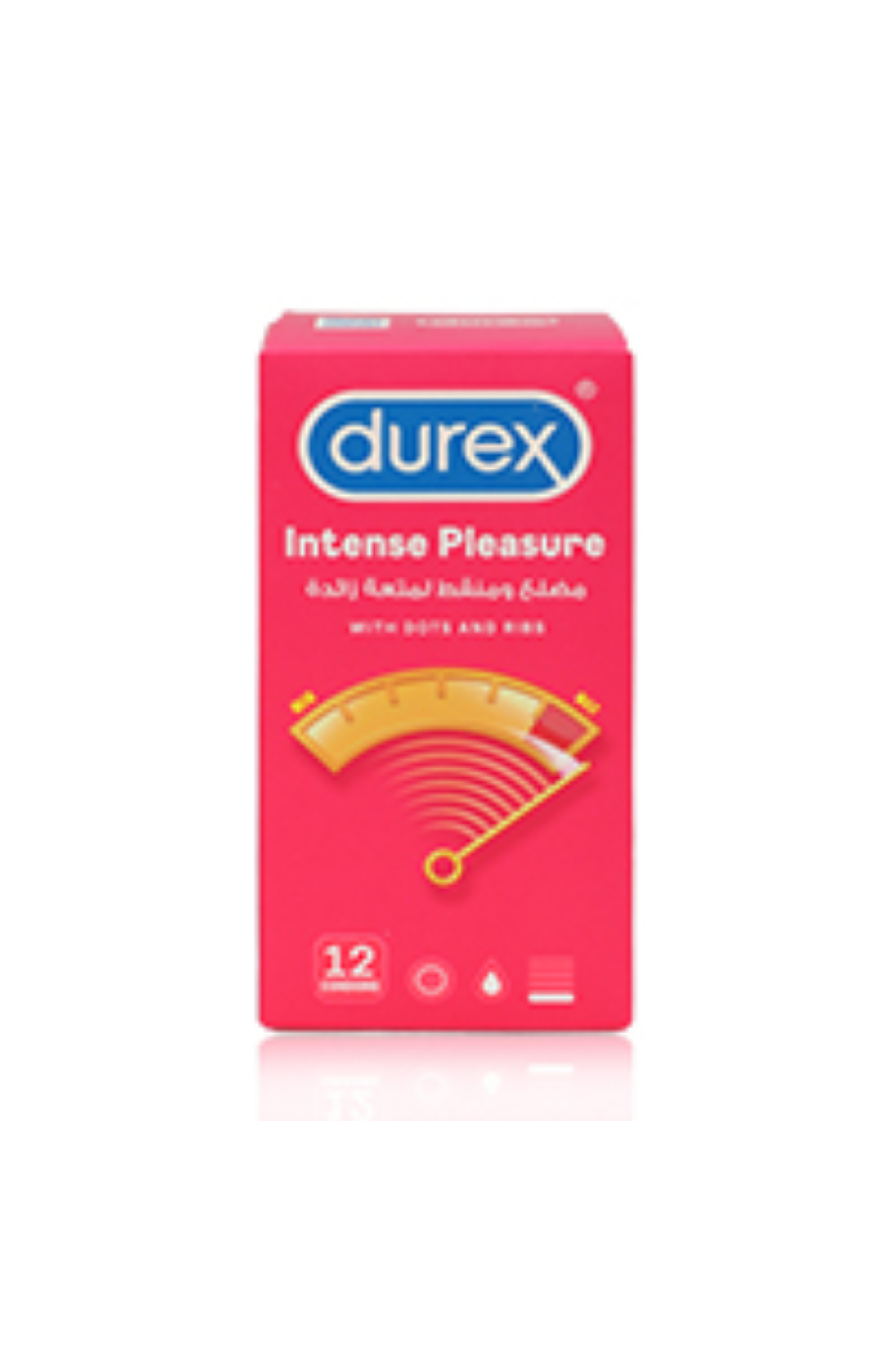 DUREX INTENSE PLEASURE CONDOM 12'S