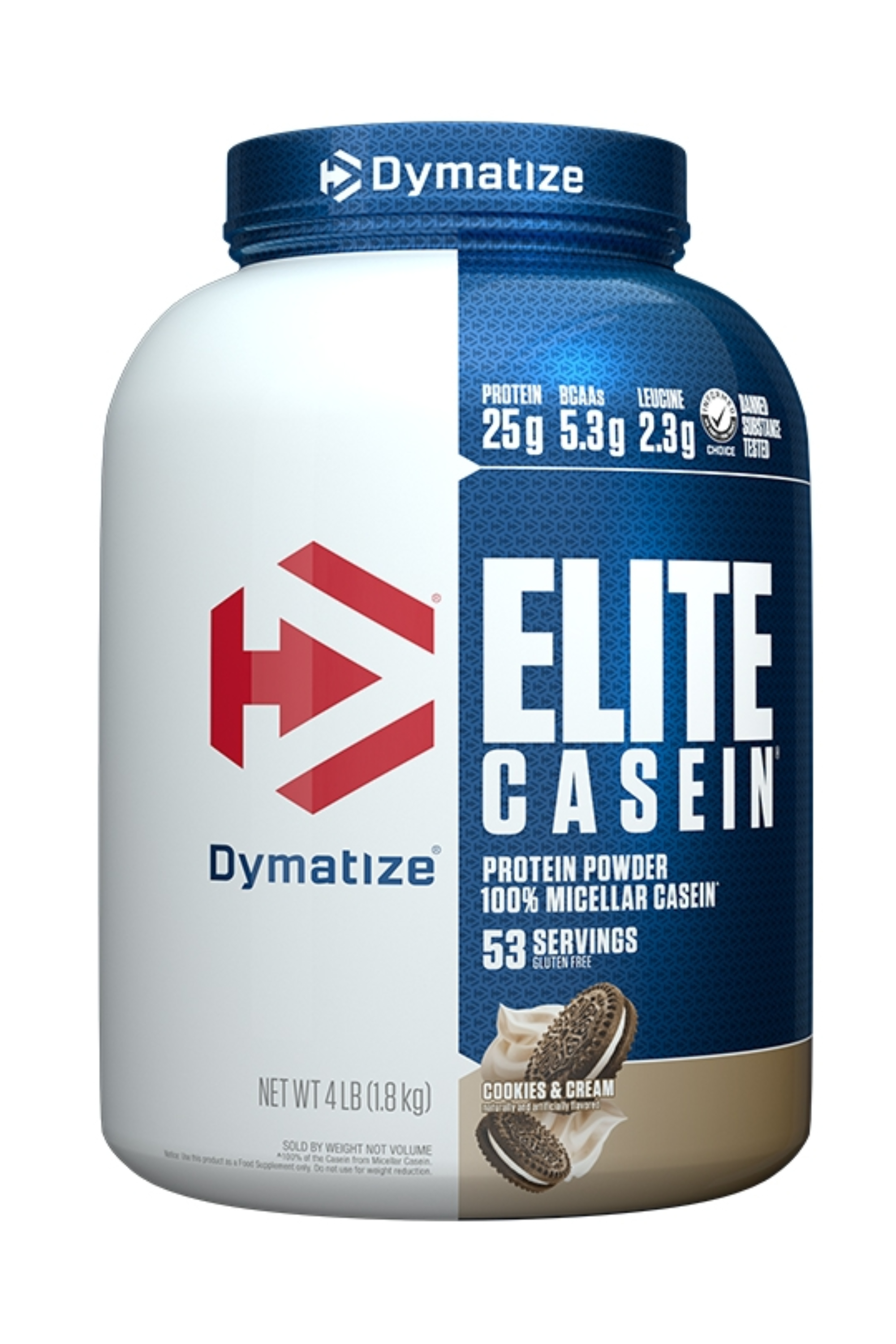 DYMATIZE ELITE CASEIN 100% COOKIES & CREAM 5LB