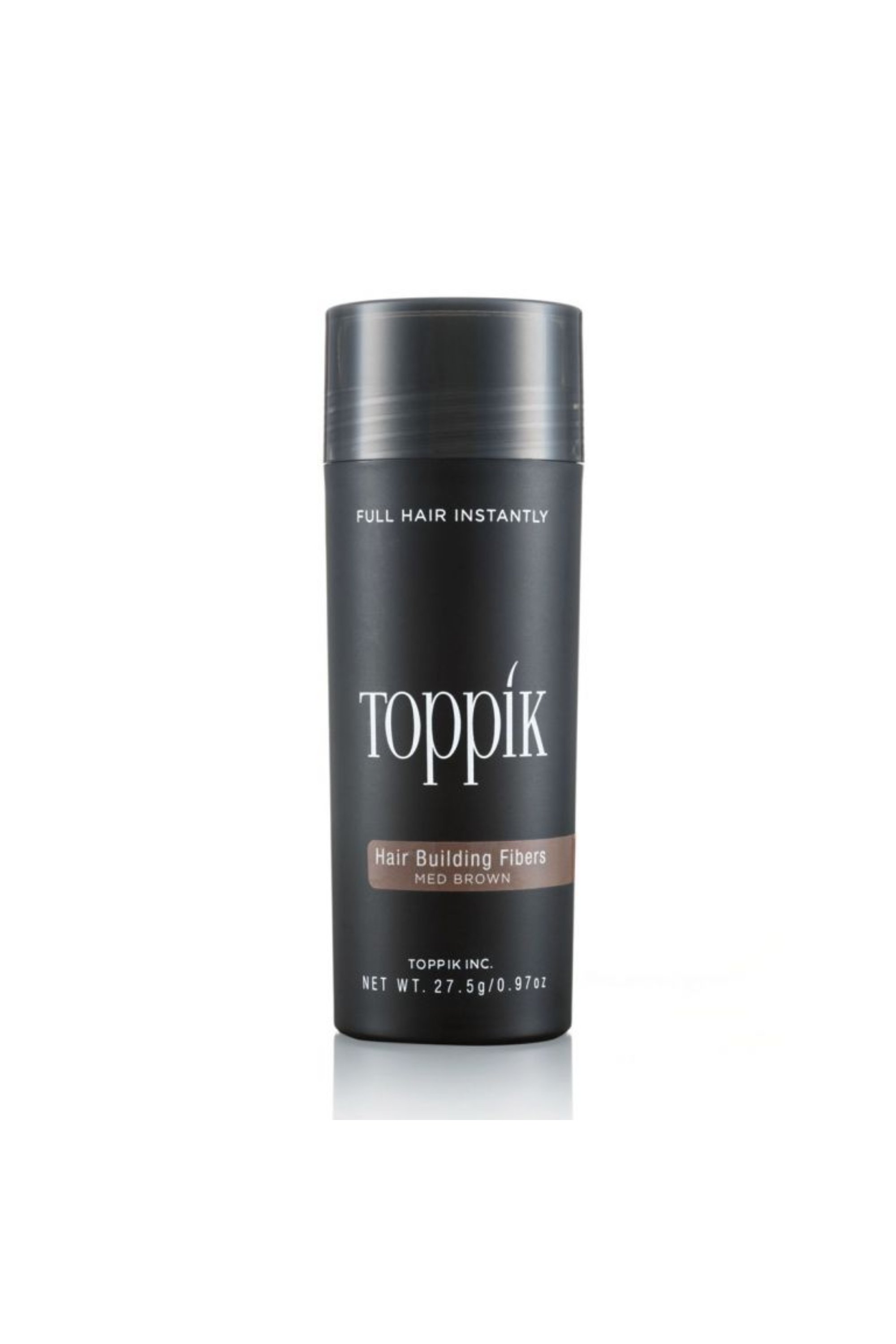 TOPPIK HAIR BUILDING FIBER MEDIUM BROWN 27.5GM