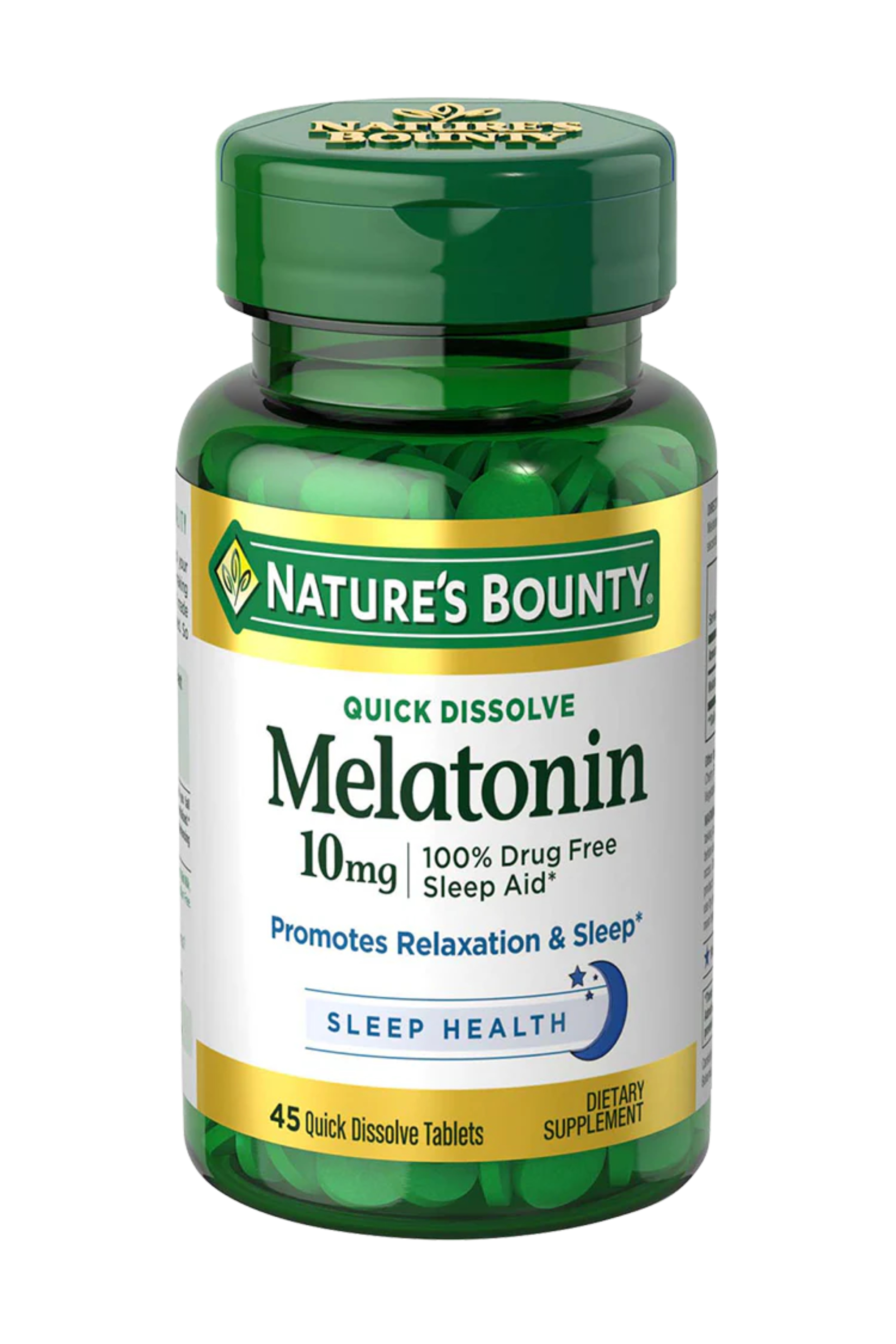 NATURE'S BOUNTY MELATONIN 10MG 45'S