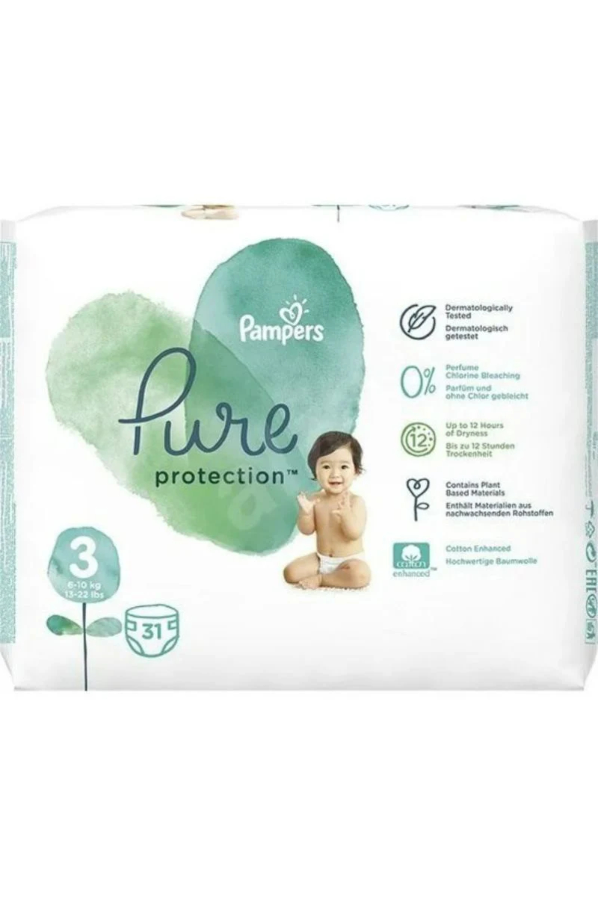 PAMPERS PURE S3  31 VP (PCP)