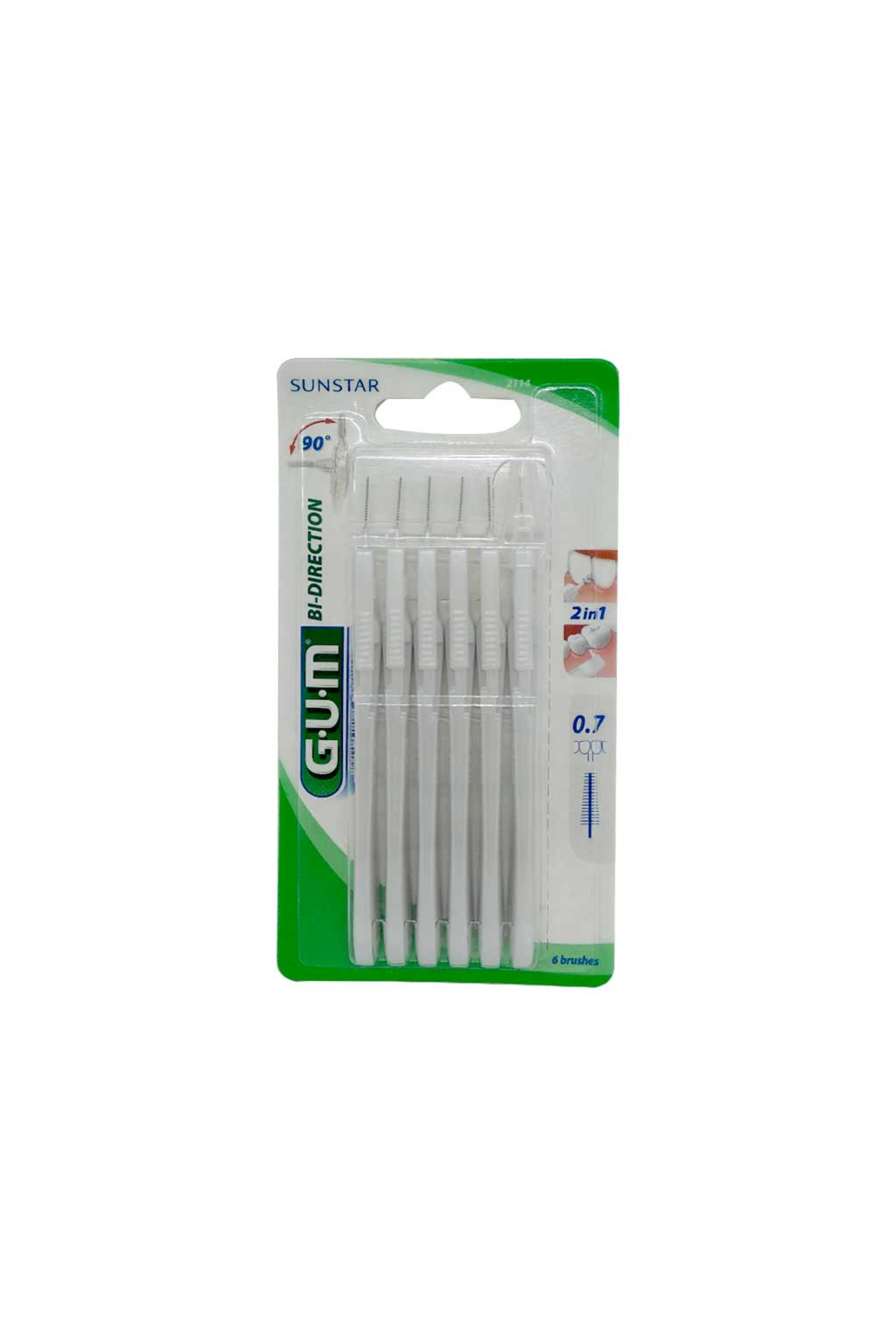 GUM 2114 PROXA BRUSH BI-DIRECTION