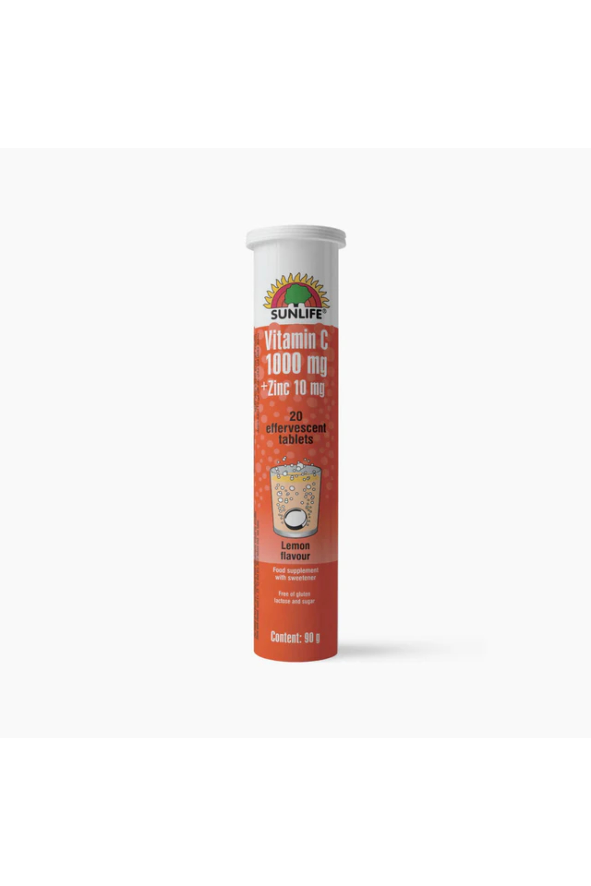SUNLIFE VIT. C 1000MG & ZINC 10MG EFF 20'S