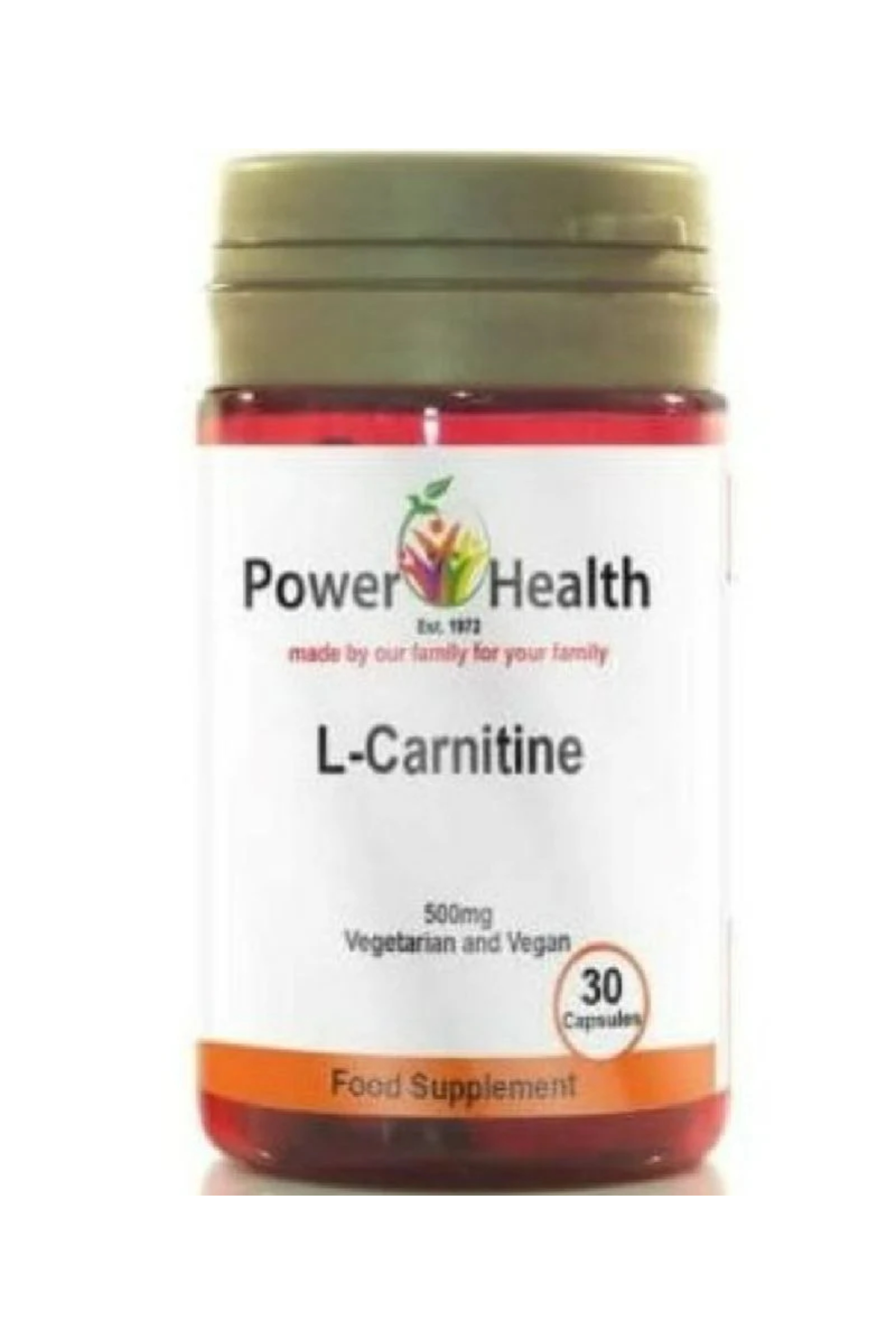 POWER HEALTH L-CARNITINE 500MG 30'S