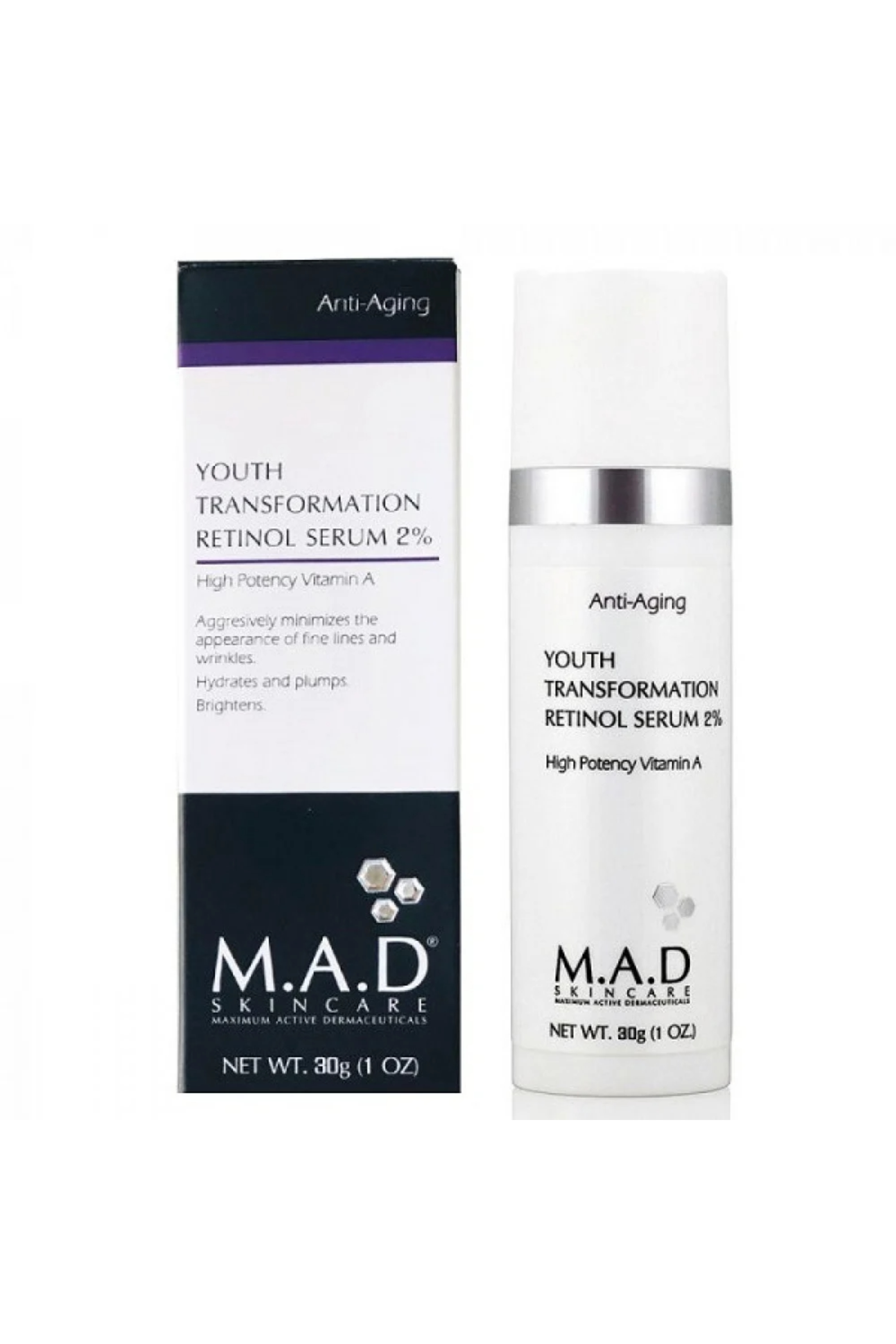 MAD YOUTH TRANSFORMATION RETINOL COMPLEX SERUM 2% 30ML