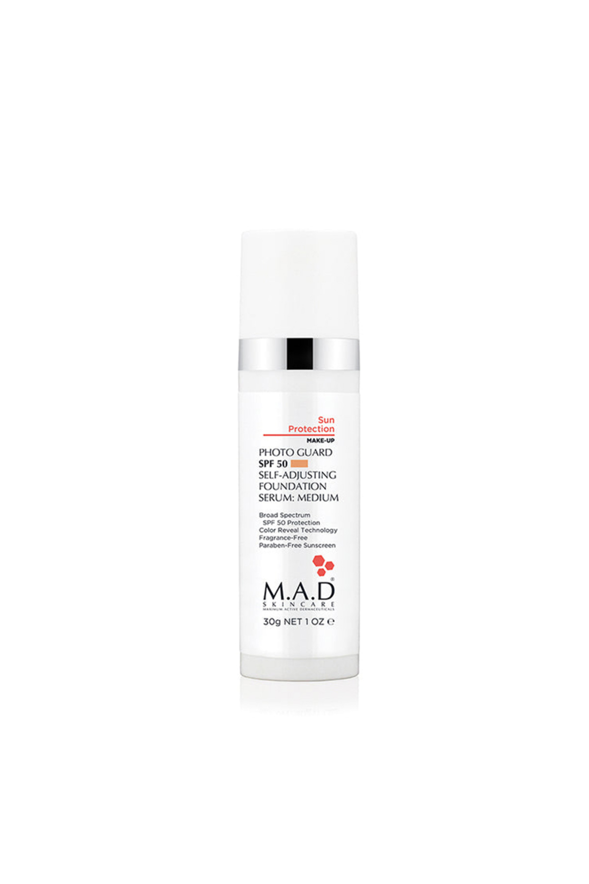 MAD PHOTO GUARD SPF-SELF- ADJ. FOUNDATION SERUM-ME 30GM