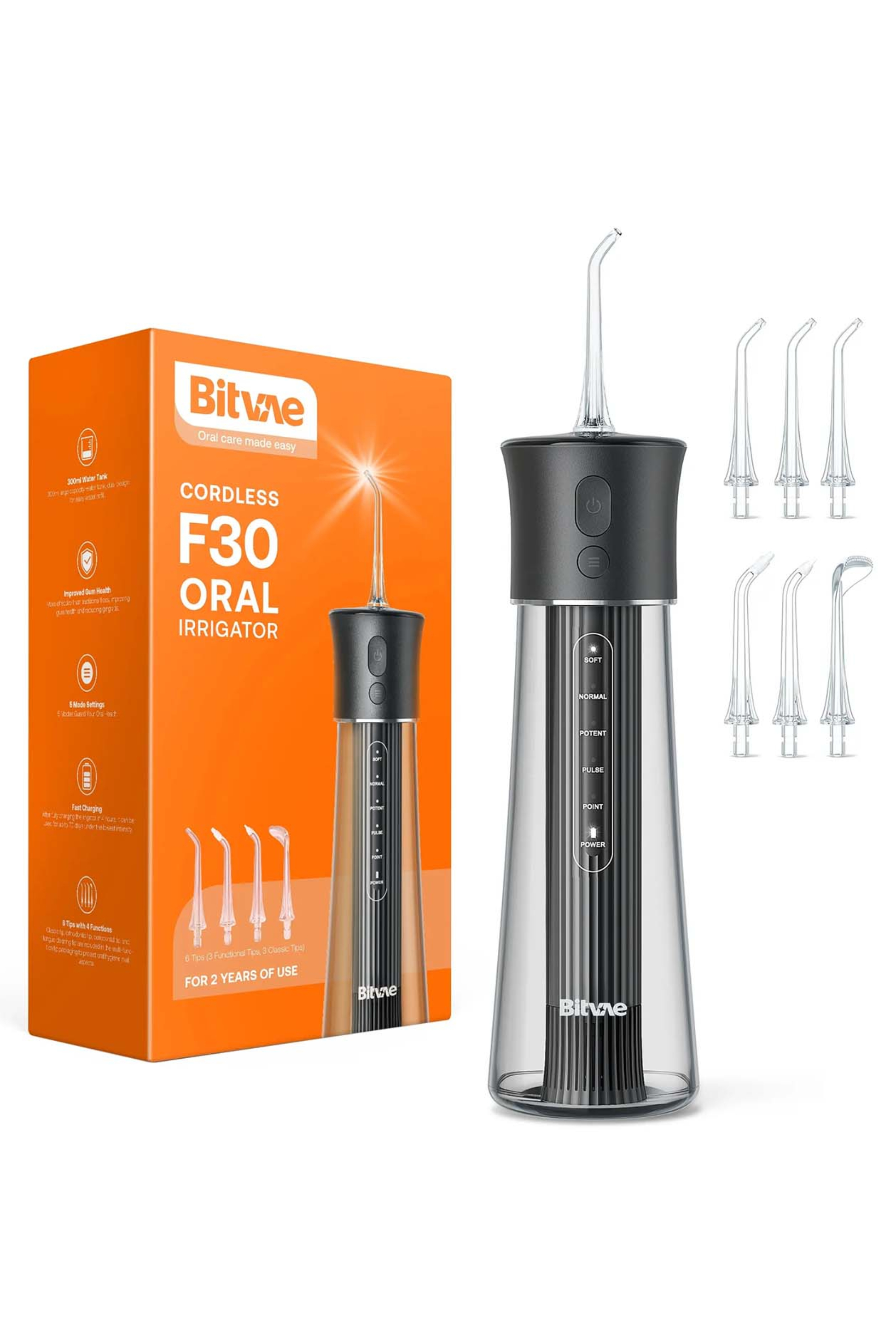 BV F30 WATER FLOSSER BLACK