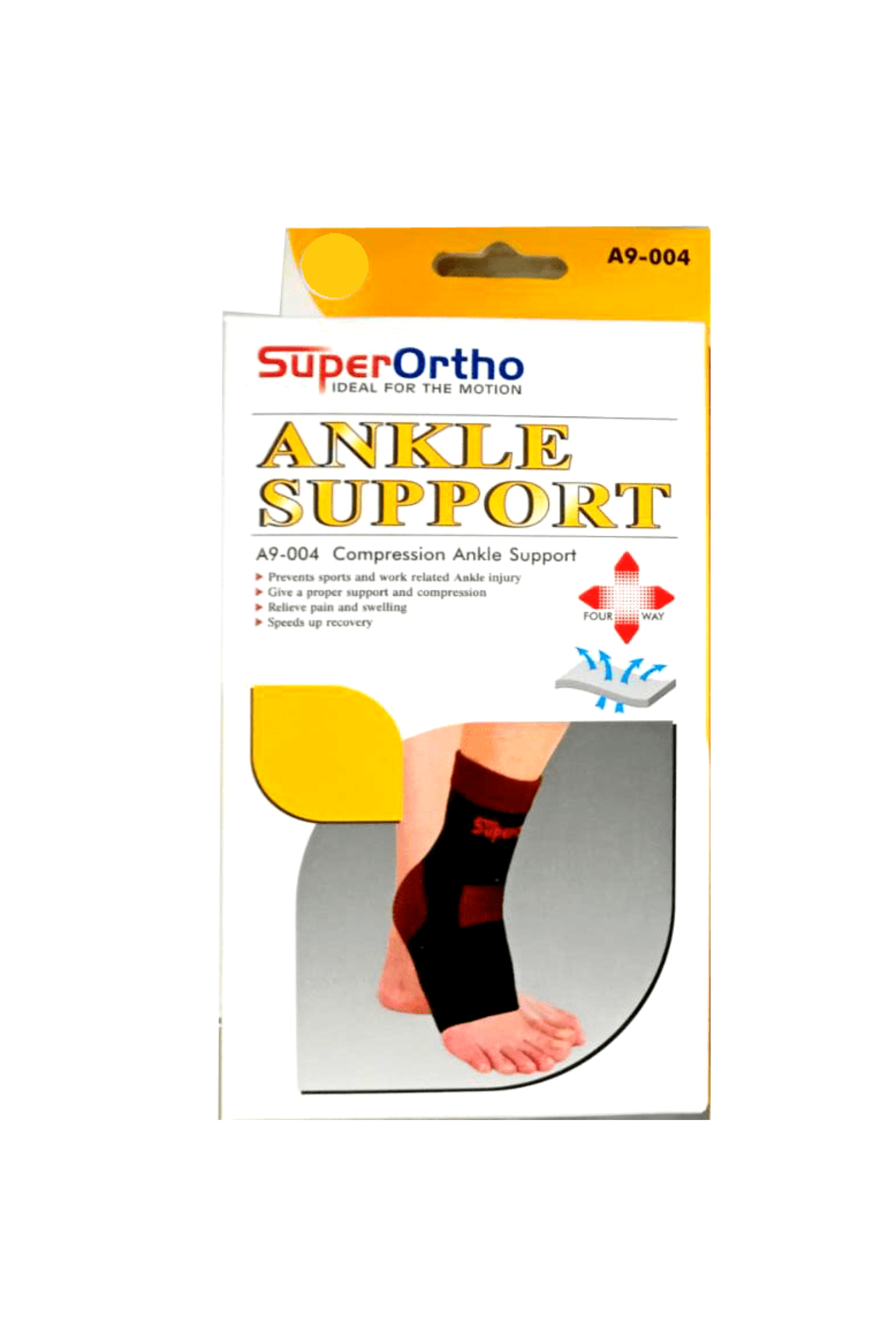 Super Ortho COMPRESSION ANKLE SUPPORT A9-004 (M)