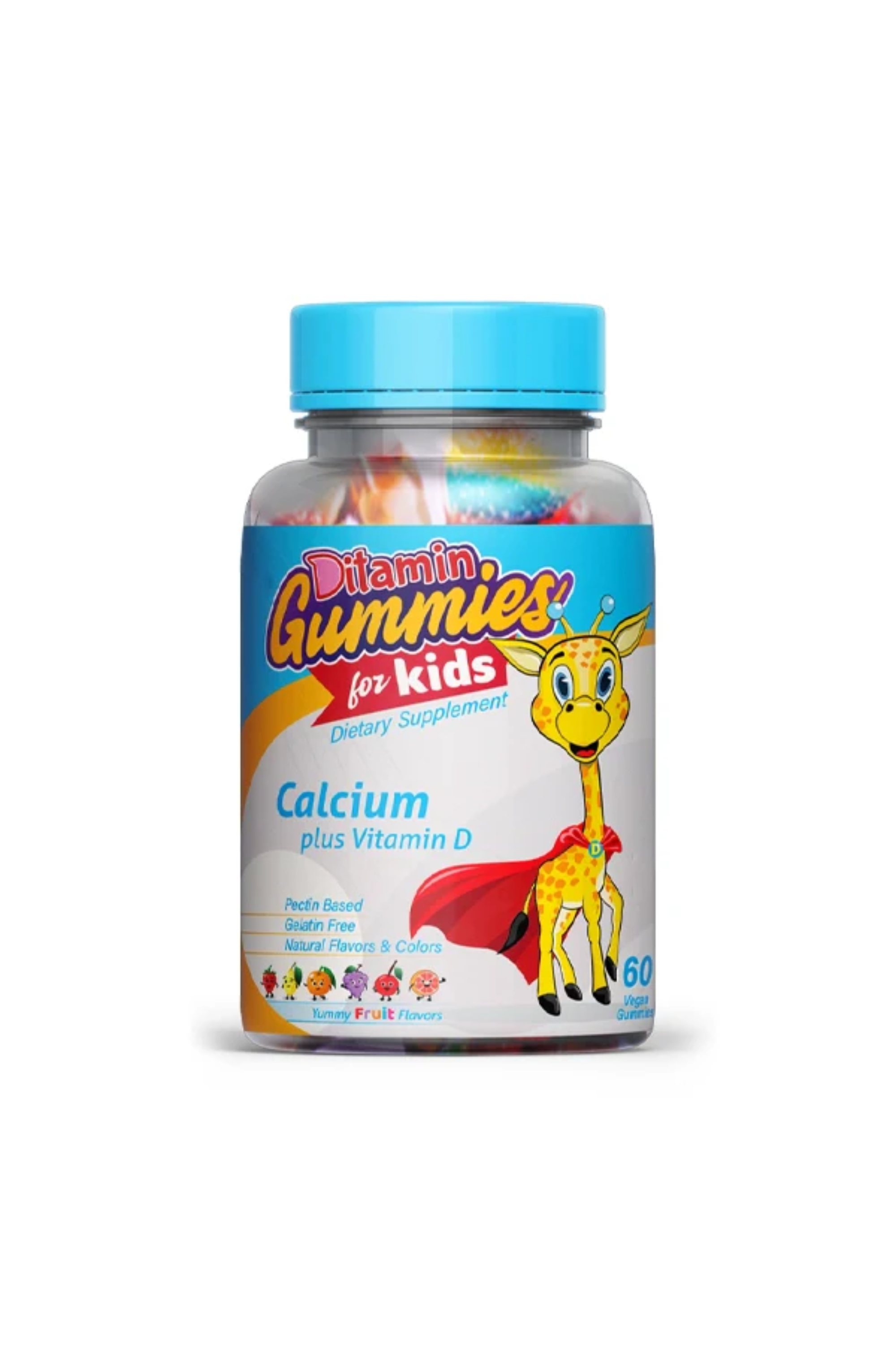 Ditamin Calcium + Vit D For Kids 60 gummies