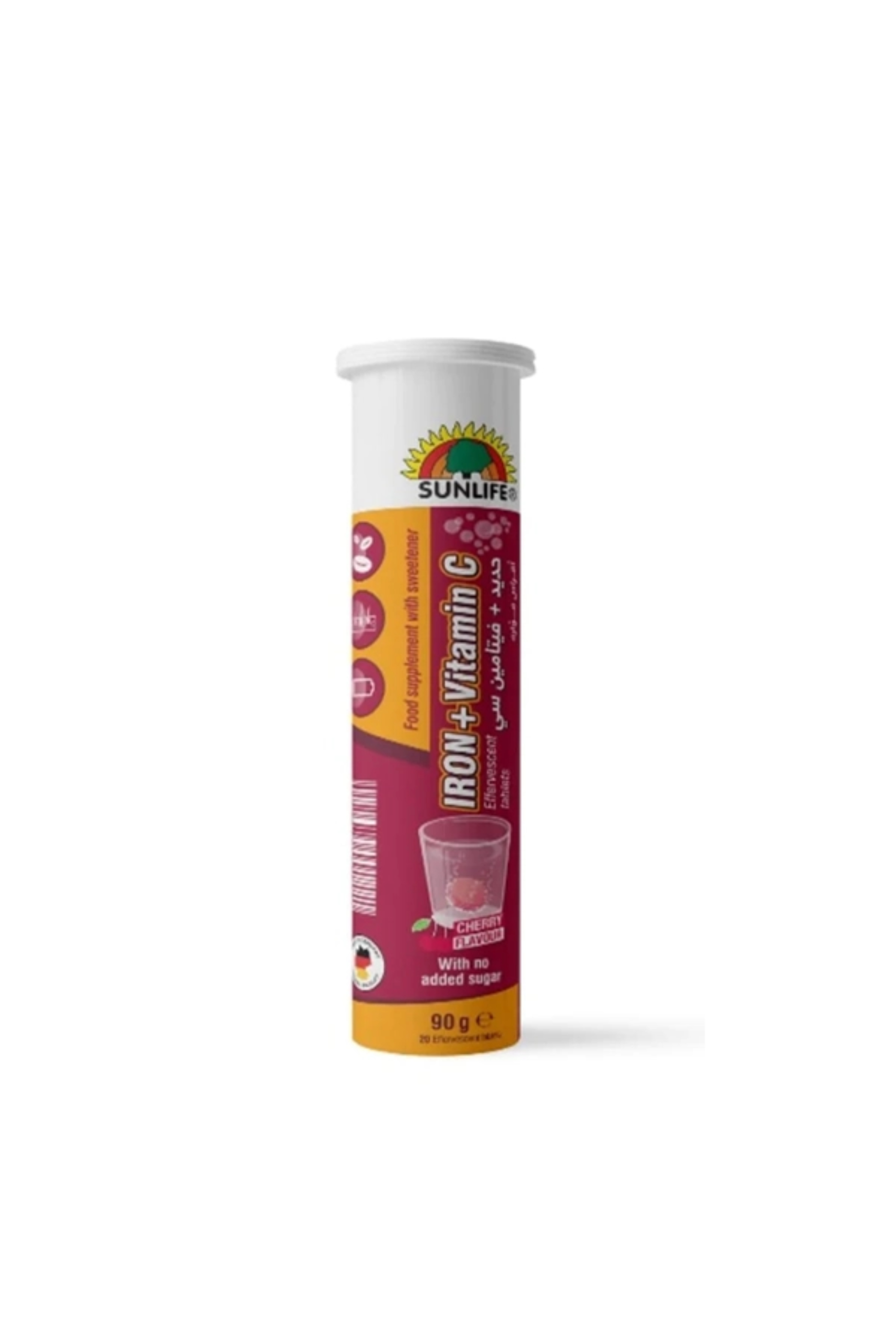 SUNLIFE IRON PLUS VITAMIN C EFF TAB 20`S