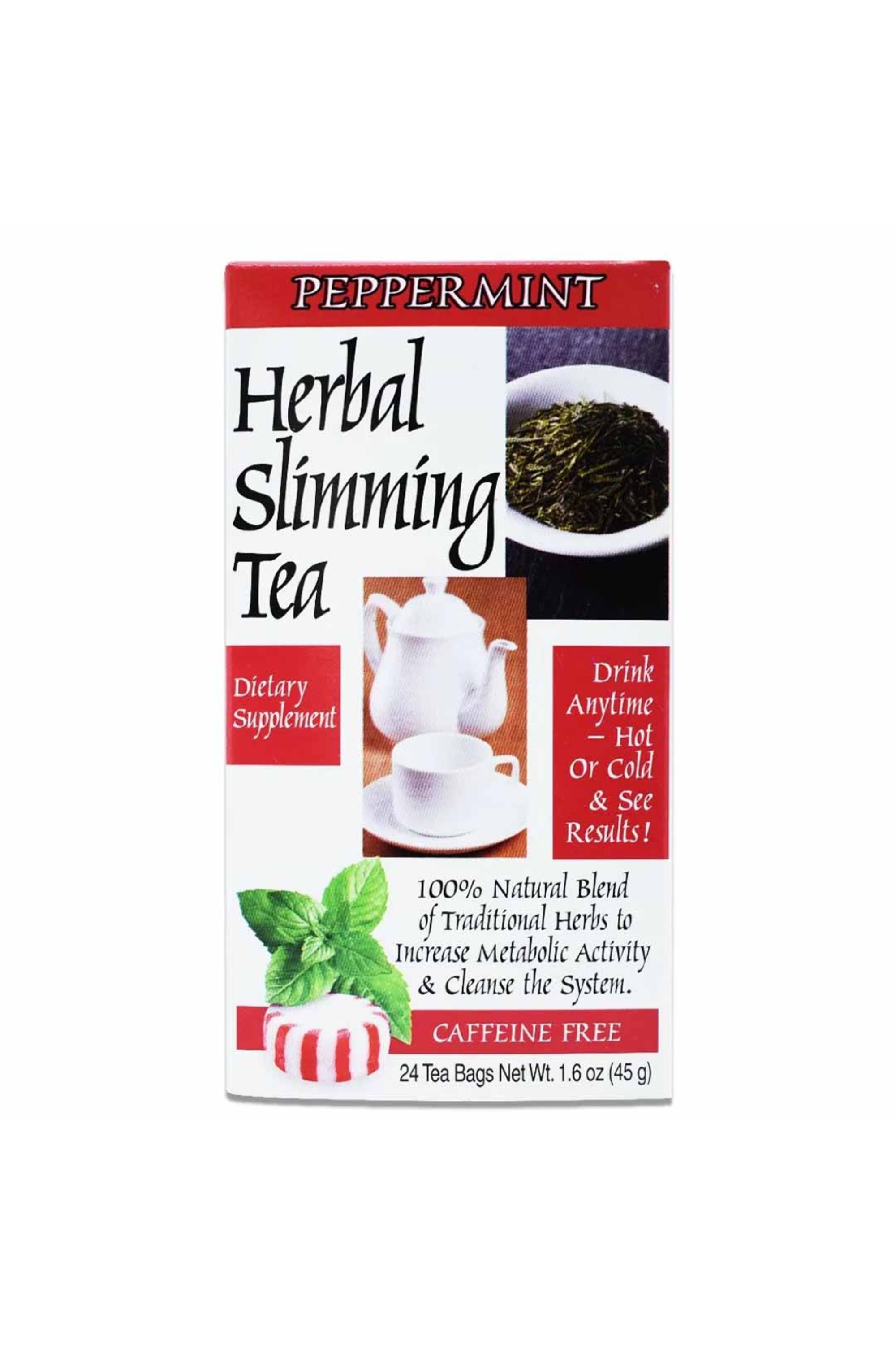 21St Century Slimming Peppermint Herbal Tea 24 PC