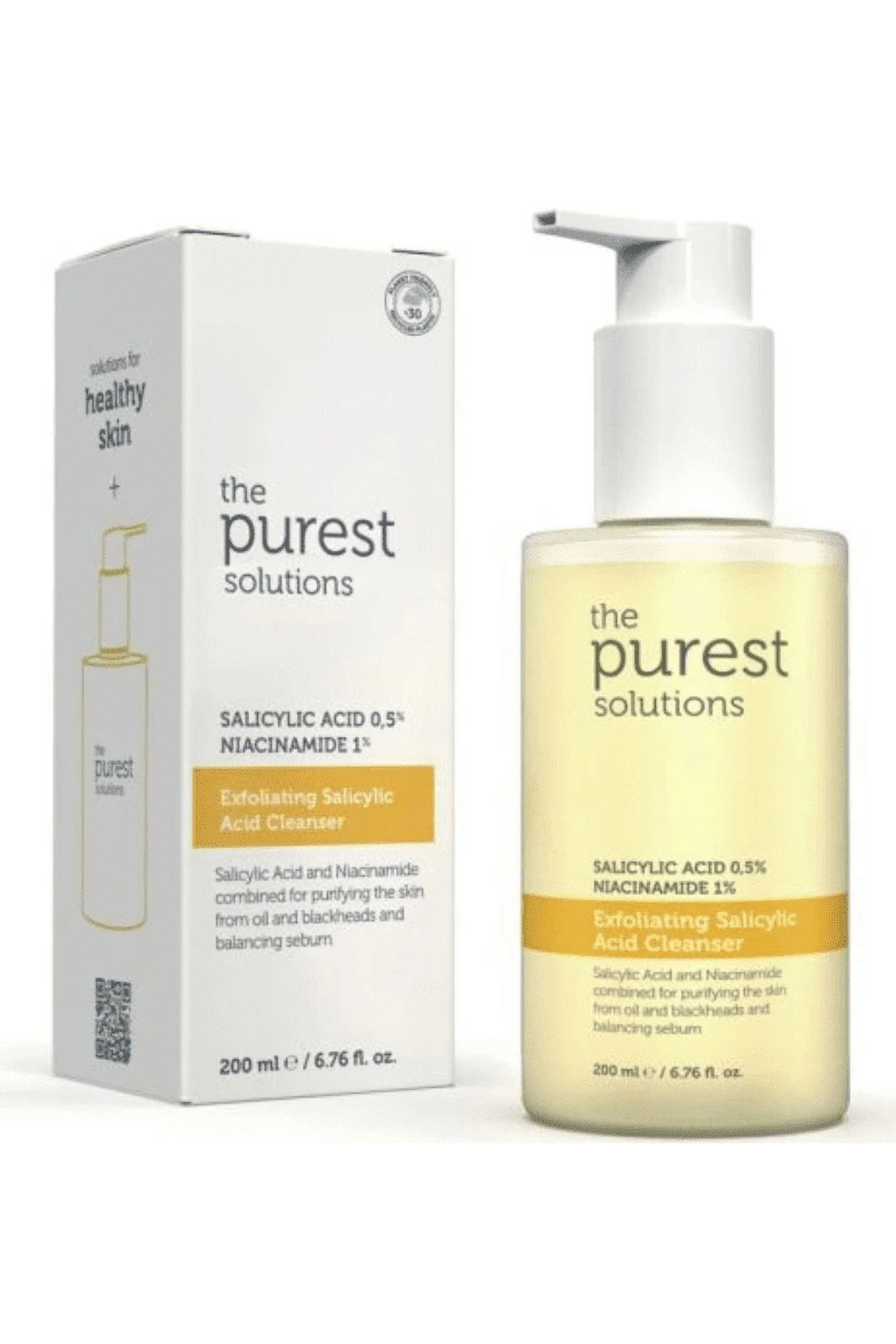 THE PUREST SOLUTIONS EXFOLIATING SALICYCLIC ACID CLEANSER 200ML