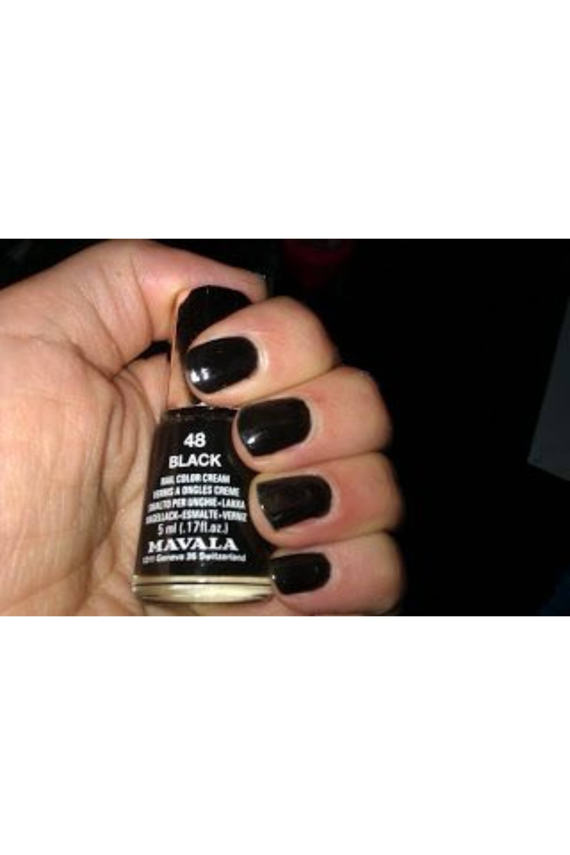 MAVALA NAIL POLISH 48 BLACK 5ML