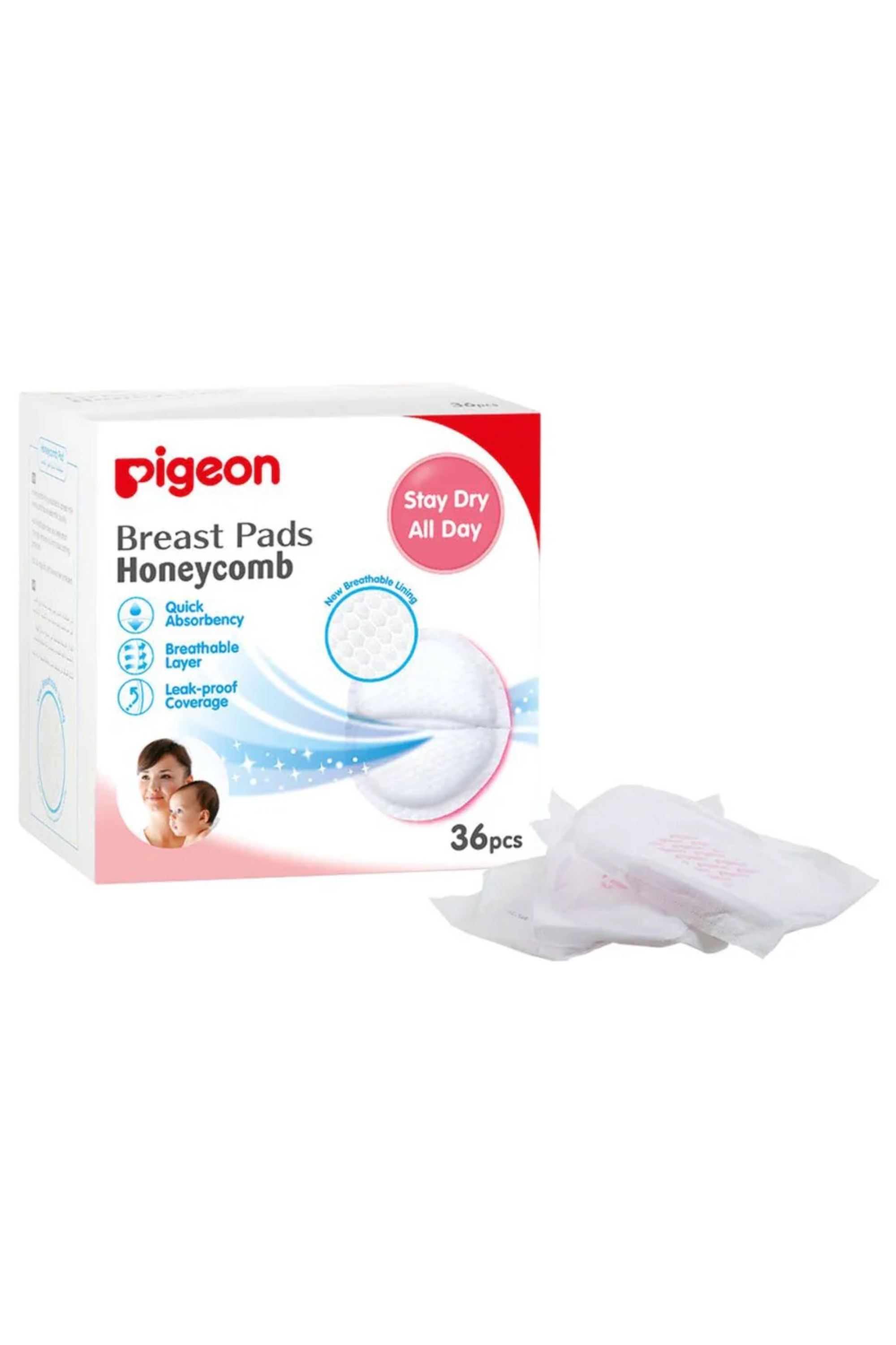 PIGEON BREAST PAD HONEYCOMB X 36'S 79258