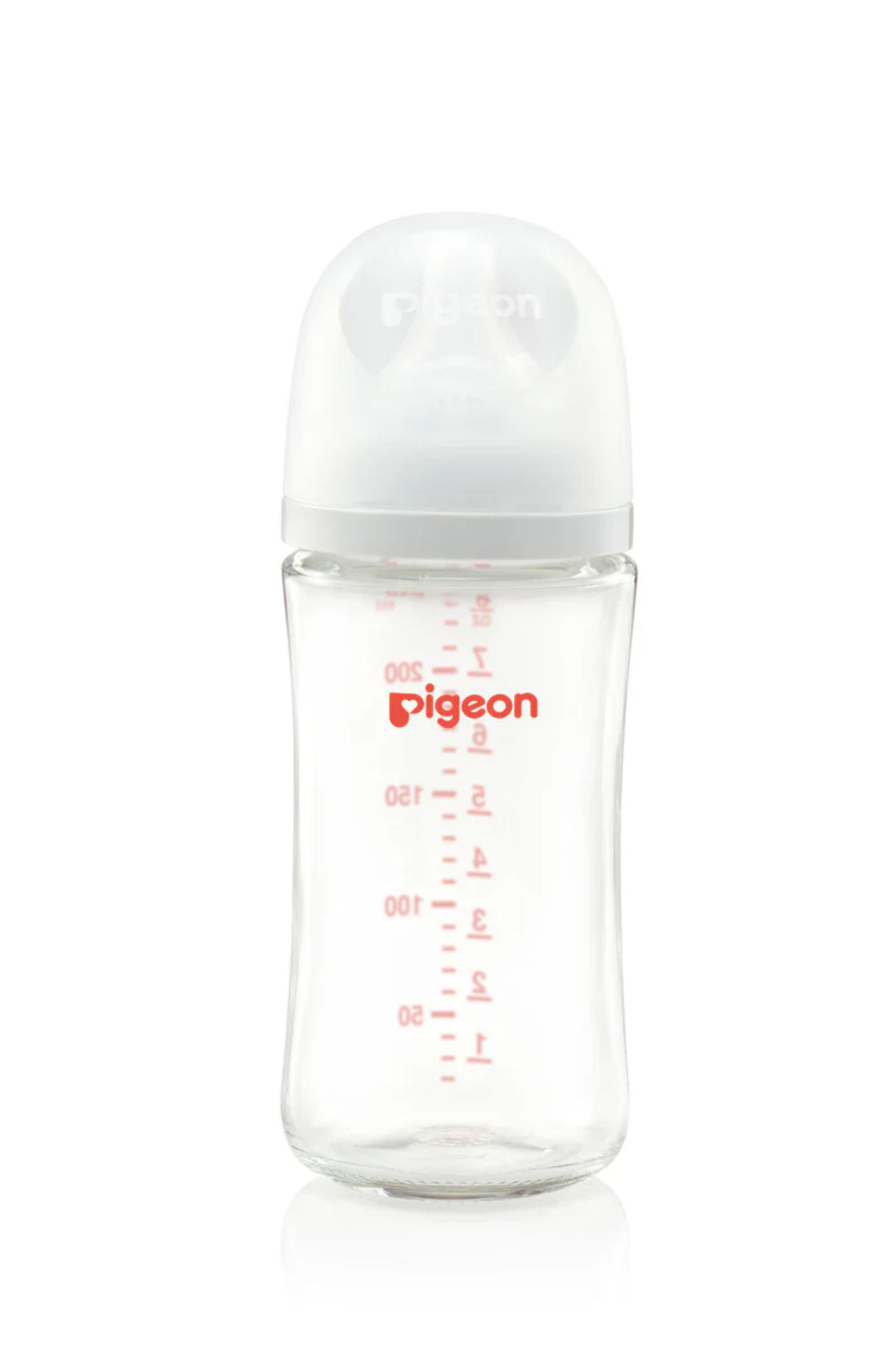 PIGEON BOTTLE GLASS WHITE 50ML SN D308