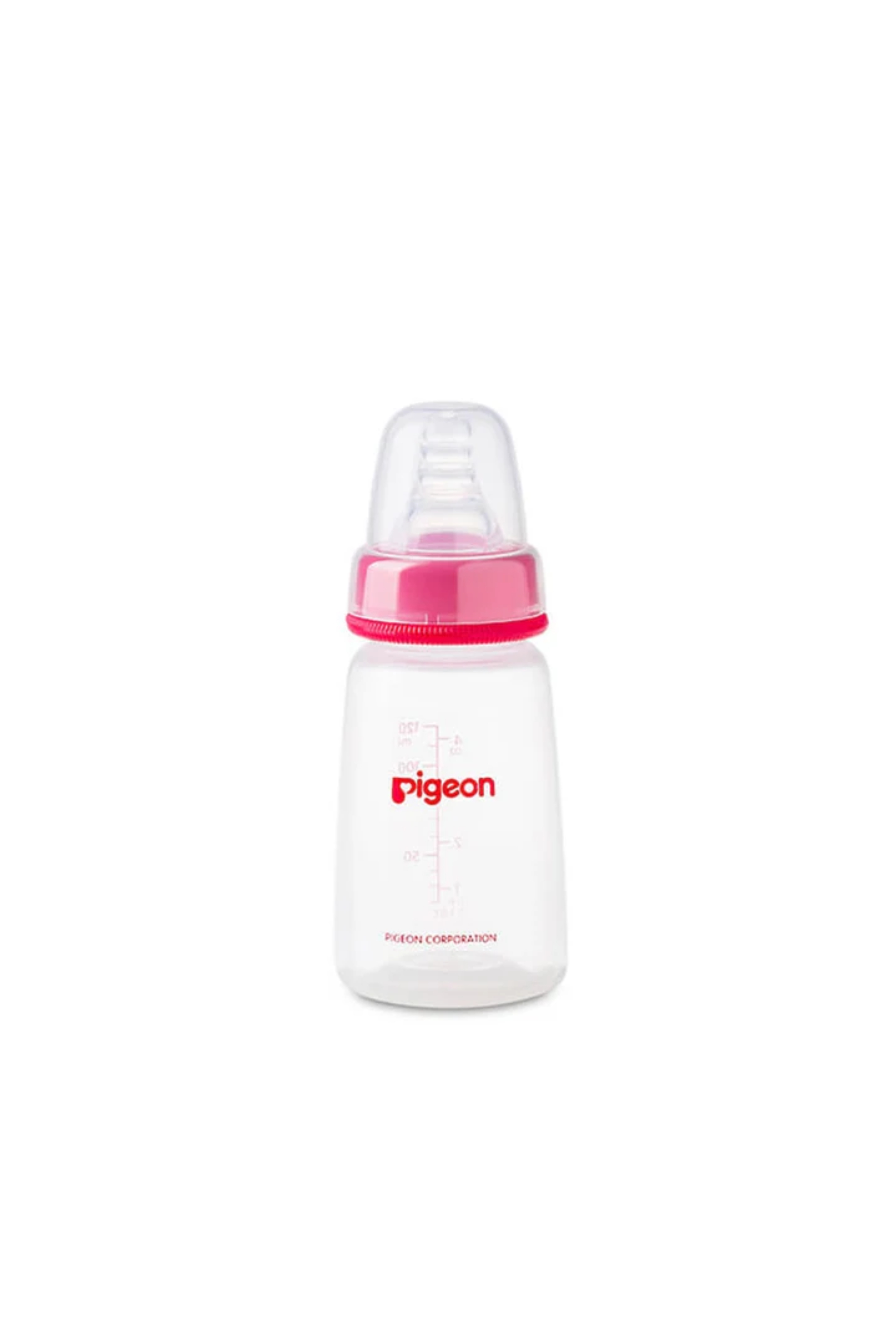 PIGEON PLASTIC BOTTLE CLEAR SN 120ML A26011
