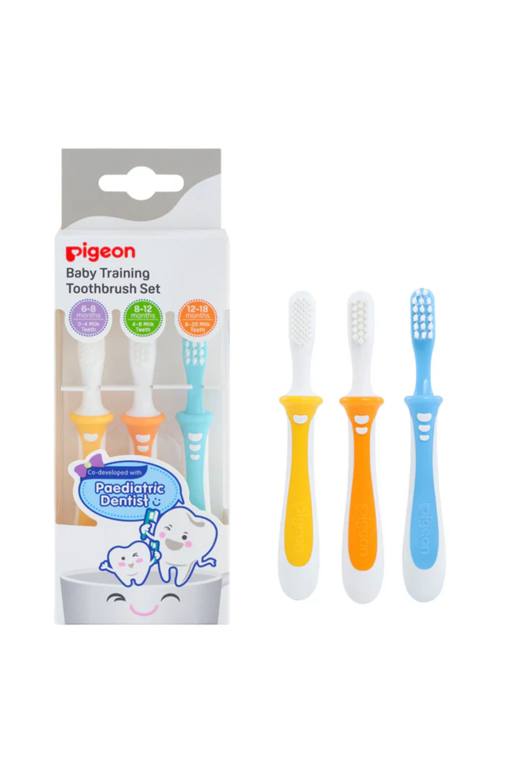 PIGEON TRAINER TOOTHBRUSH SET
