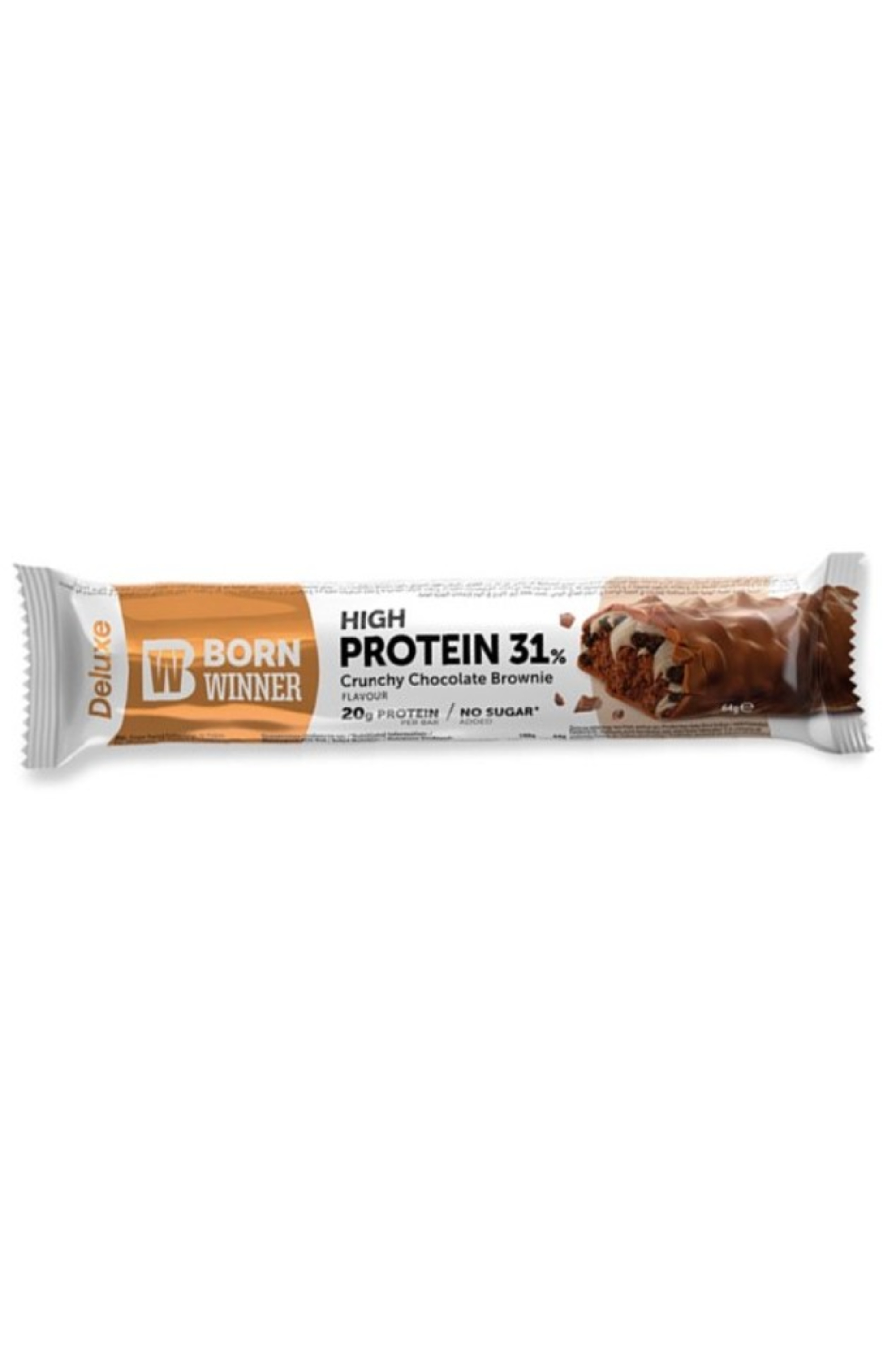 BW DELUXE PROTEIN BAR CRUNCHY CHOCOLATE BROWNIE 64GM (BW01)