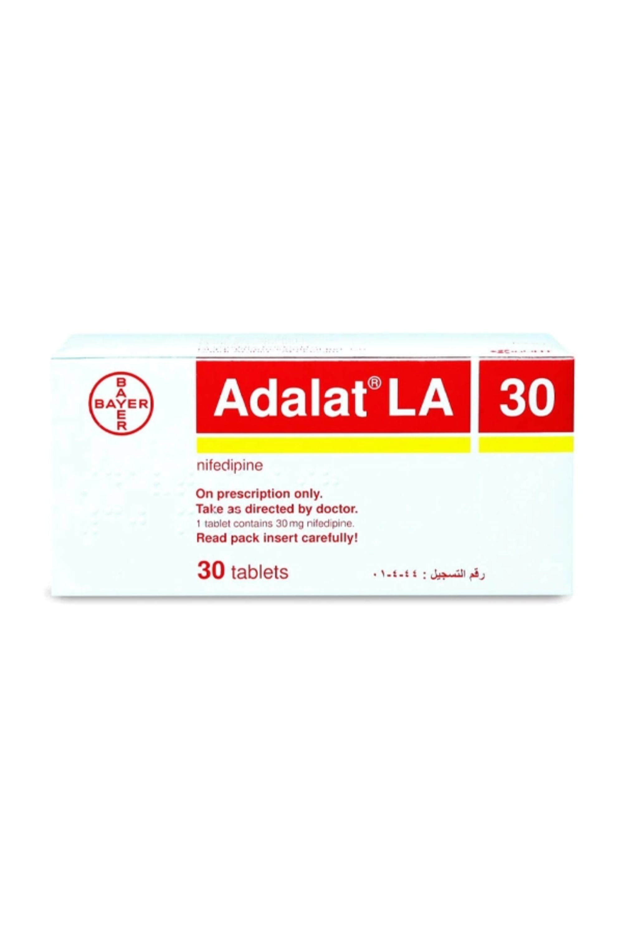 ADALAT LA 30MG TAB 30'S