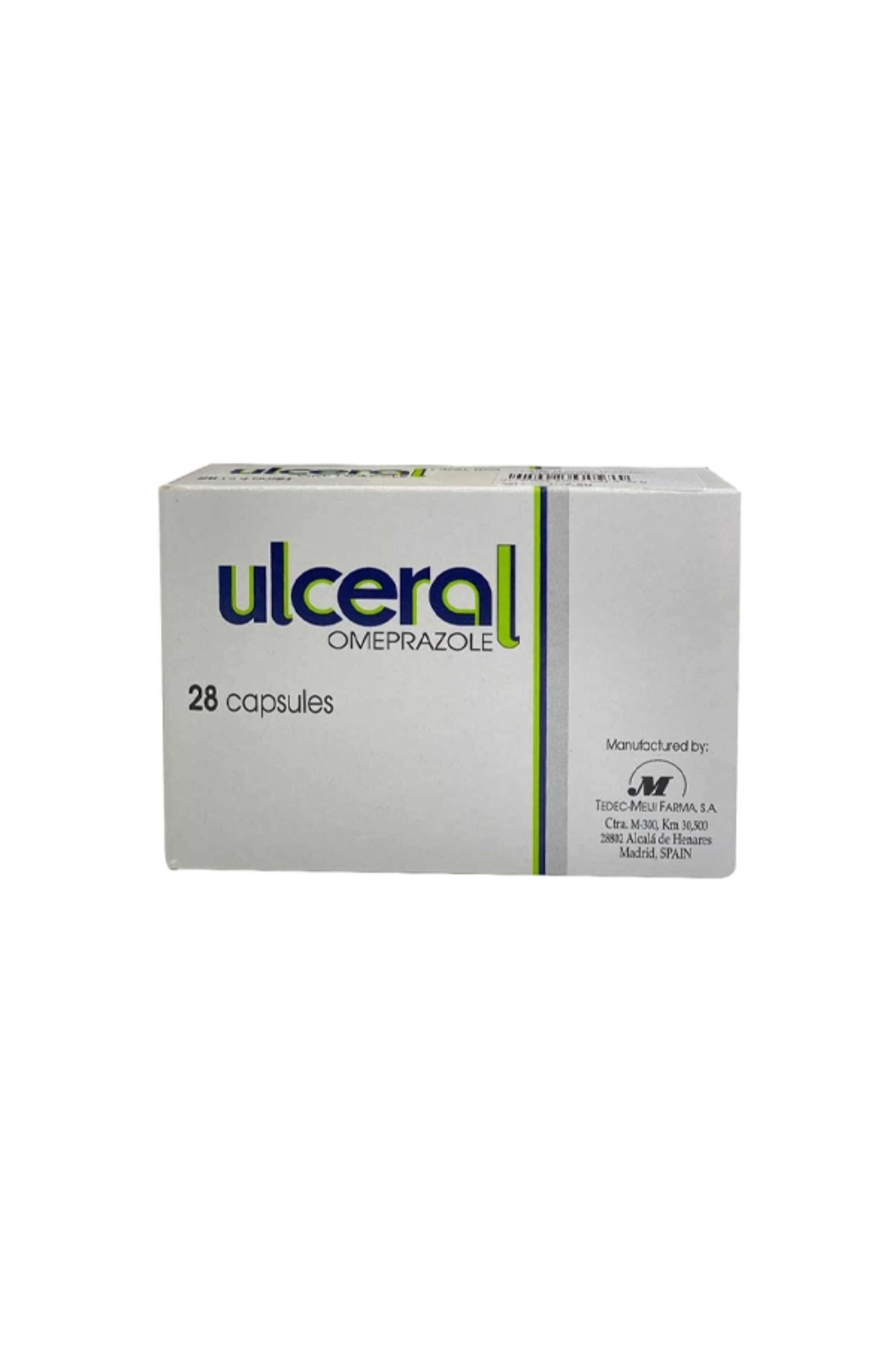 ULCERAL 20MG CAPS 28'S