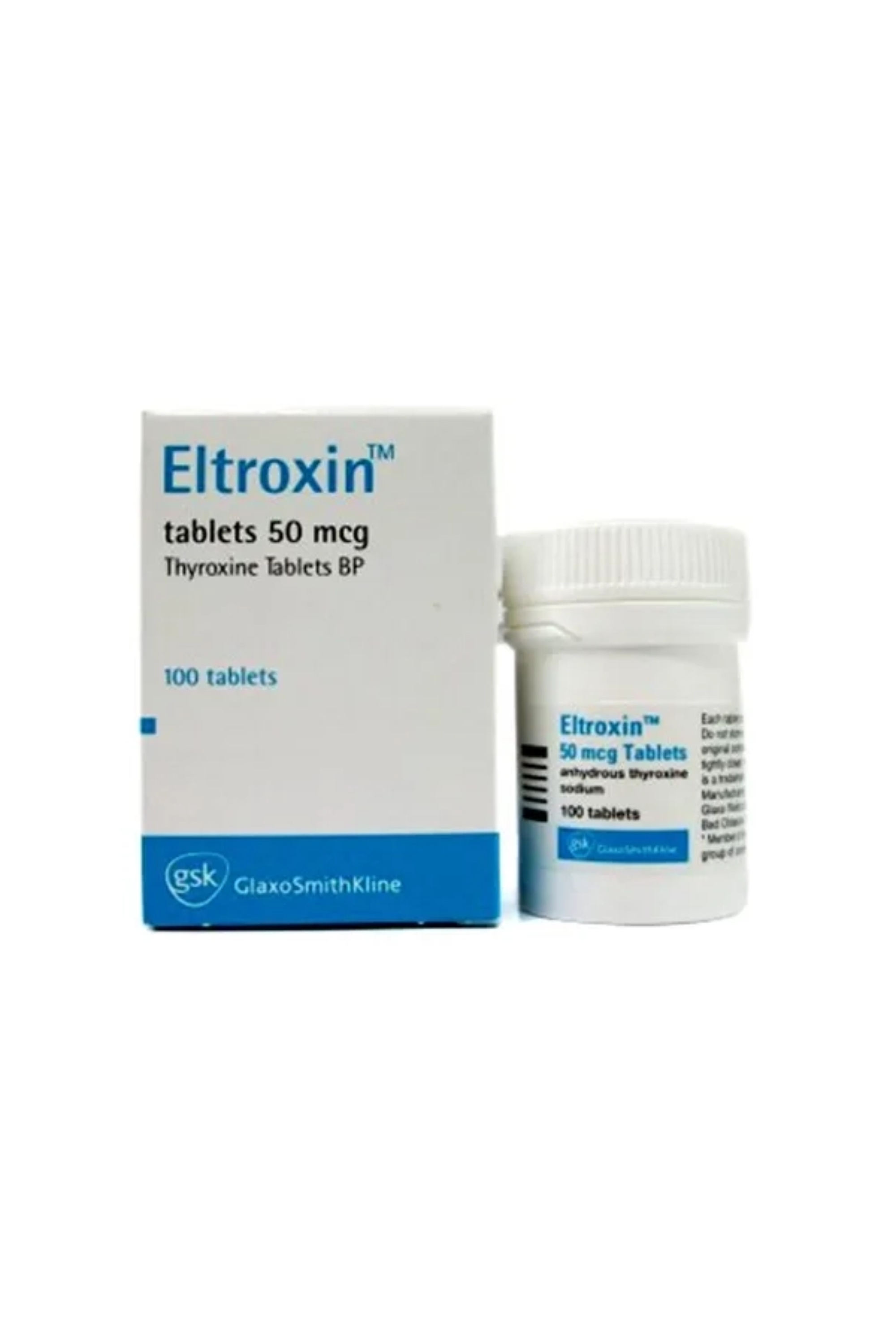ELTROXIN 50MCG TAB 100'S