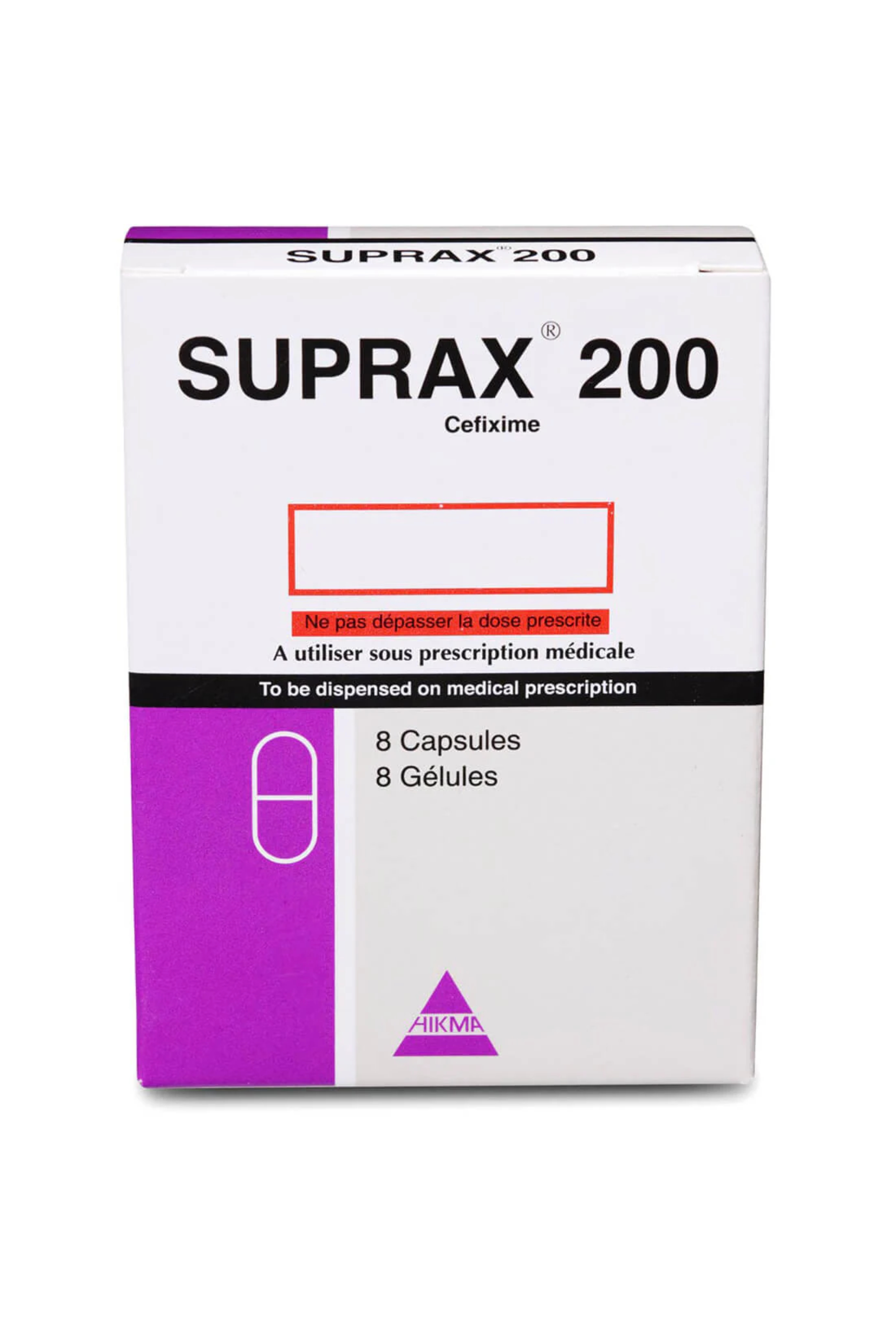 SUPRAX 200MG CAP 8'S
