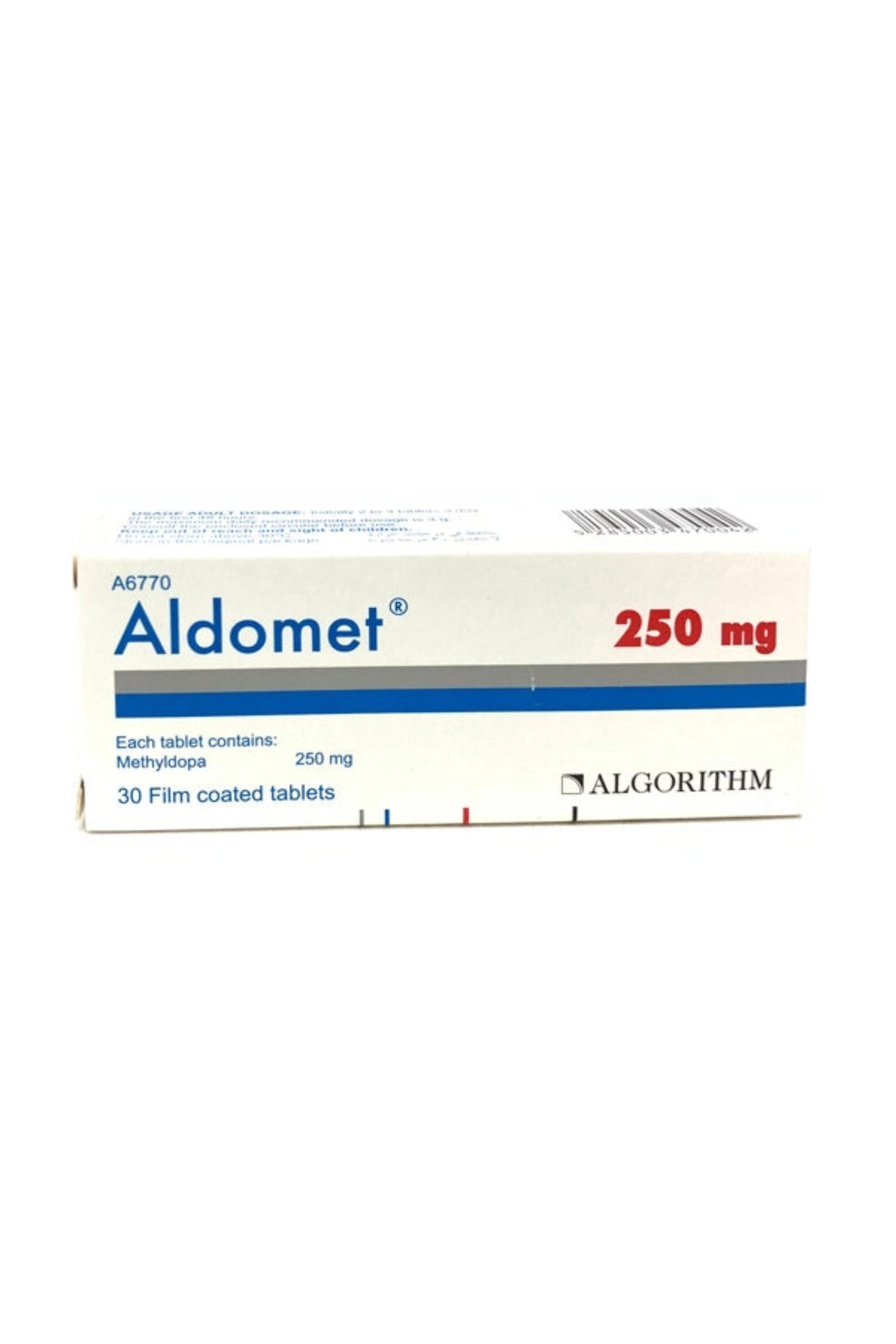 ALDOMET 250MG TAB 30'S