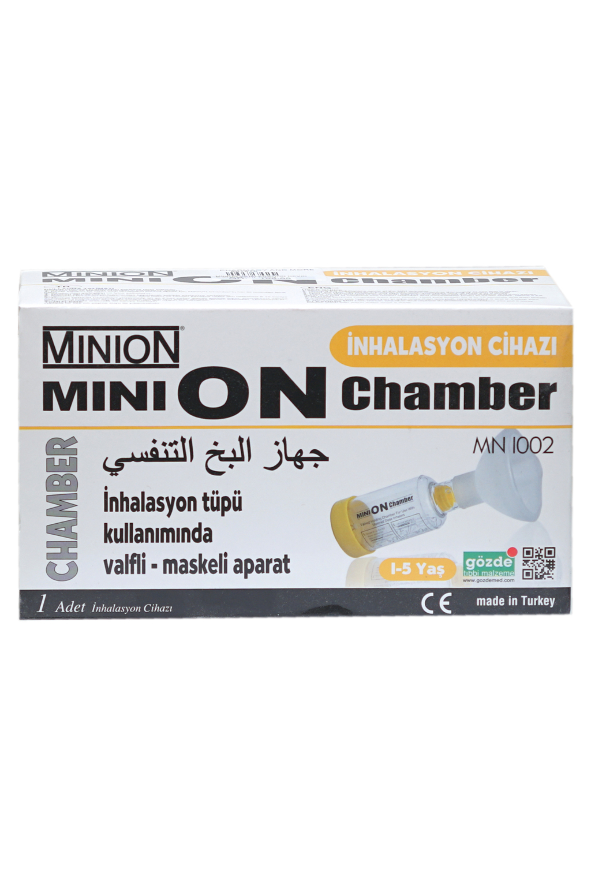 MINION INHALATION DEVICE CHAMBER  ( 5+ YRS)