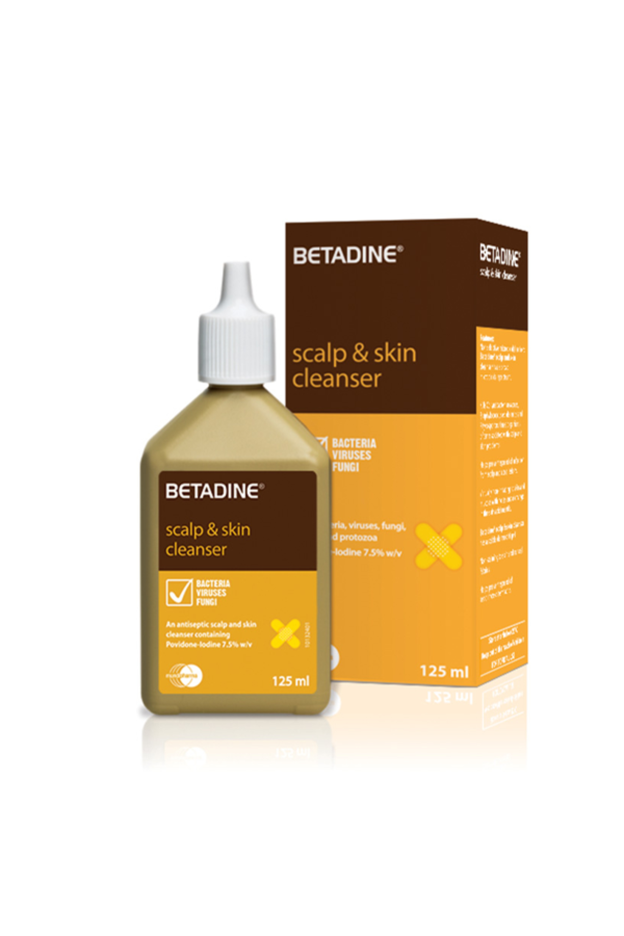 BETADINE SCALP & SKIN CLEANSER 125ML