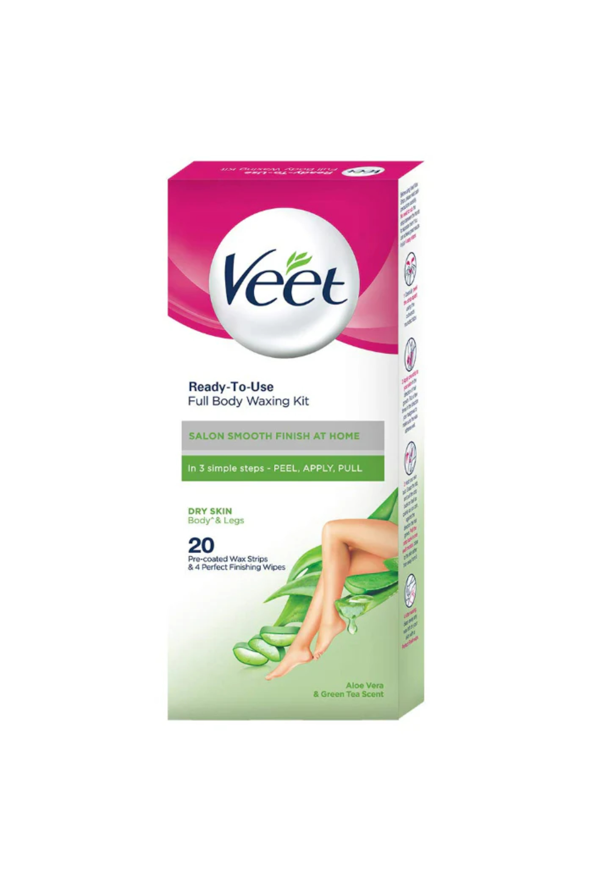 VEET COLD WAX STRIPS DRY SKIN 20'S (02000)