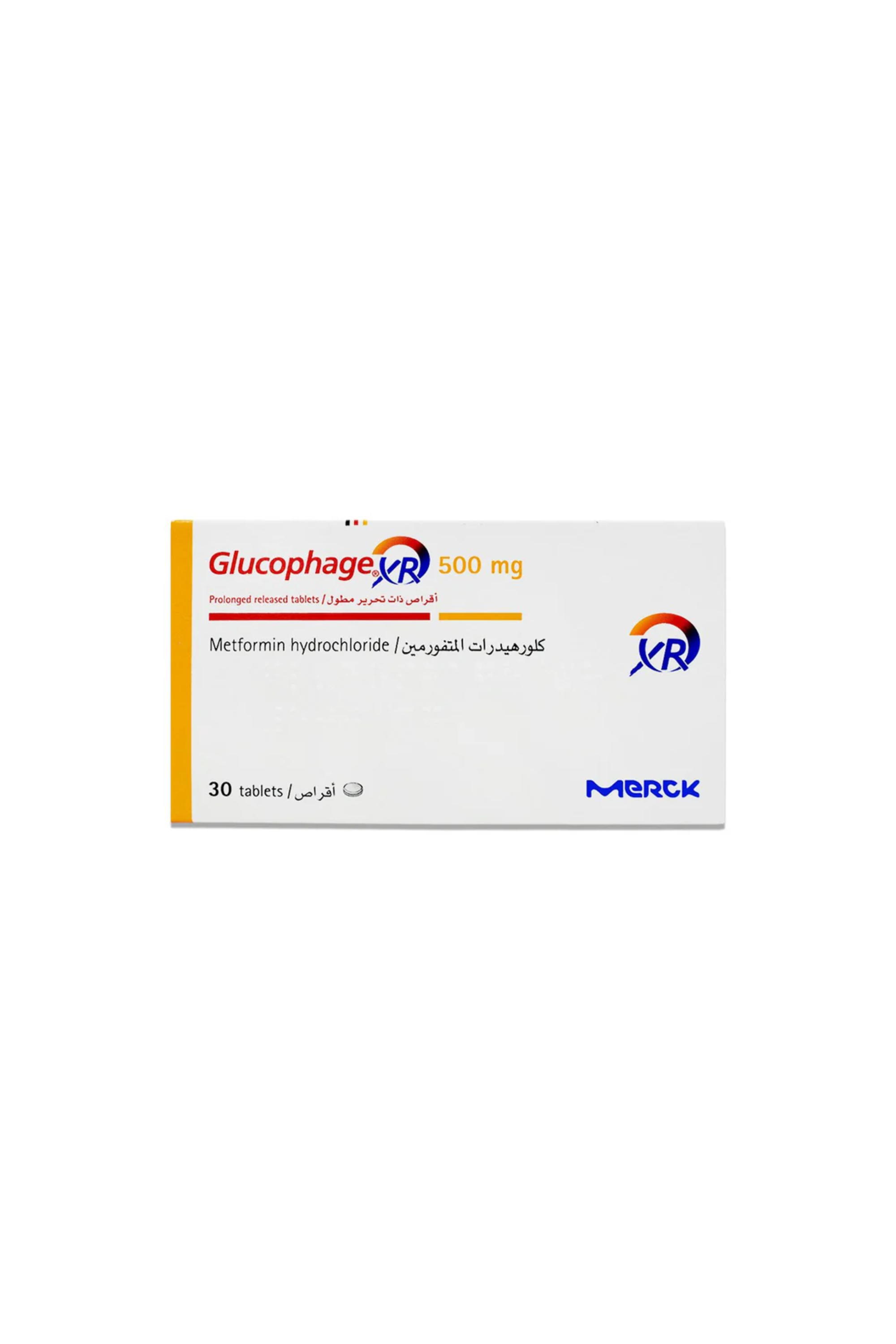 GLUCOPHAGE XR 500MG TABLET X 30'S