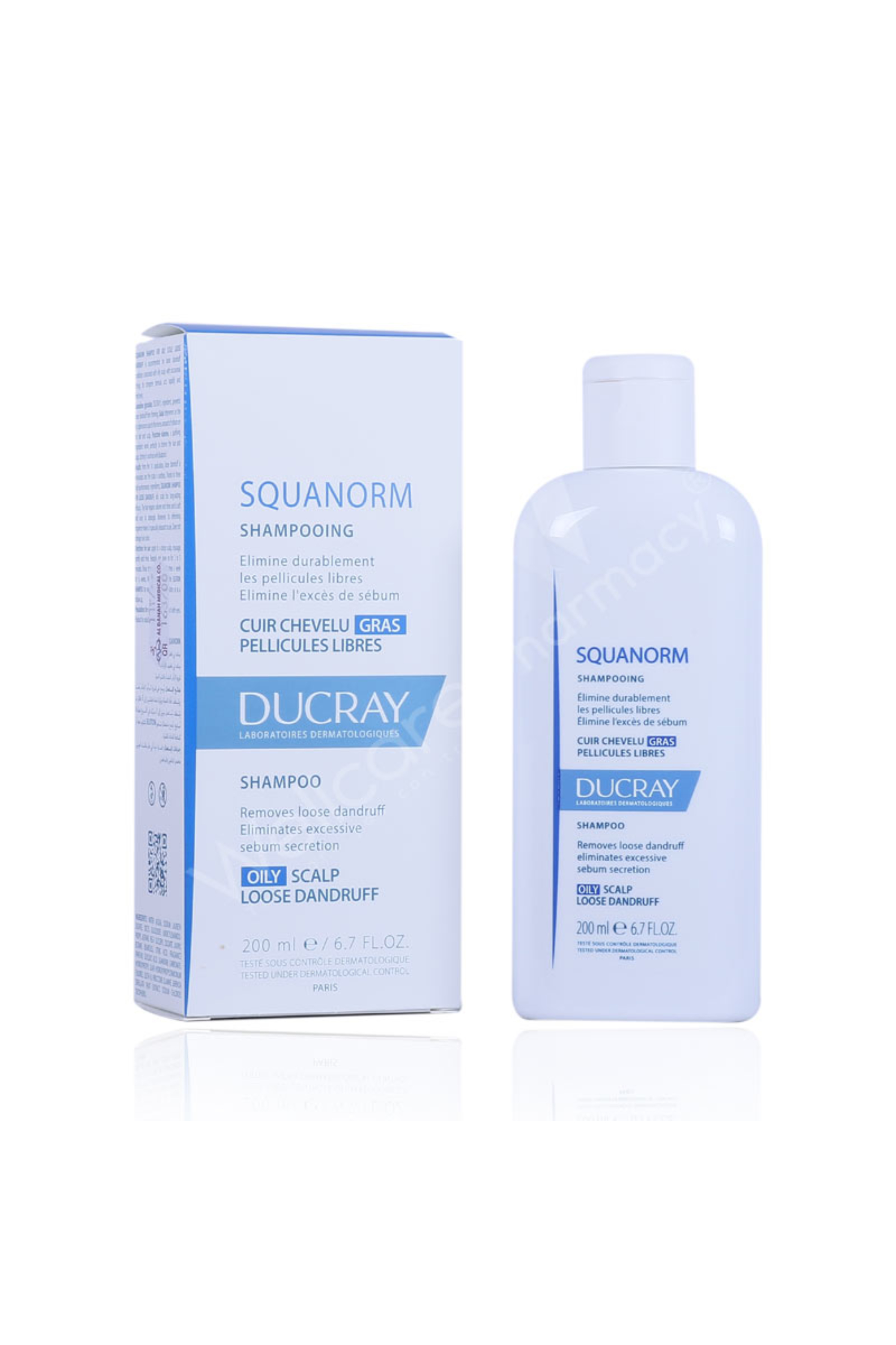 DUCRAY SQUANORM OILY DANDRUFF SHAMPOO 200ML (648966)