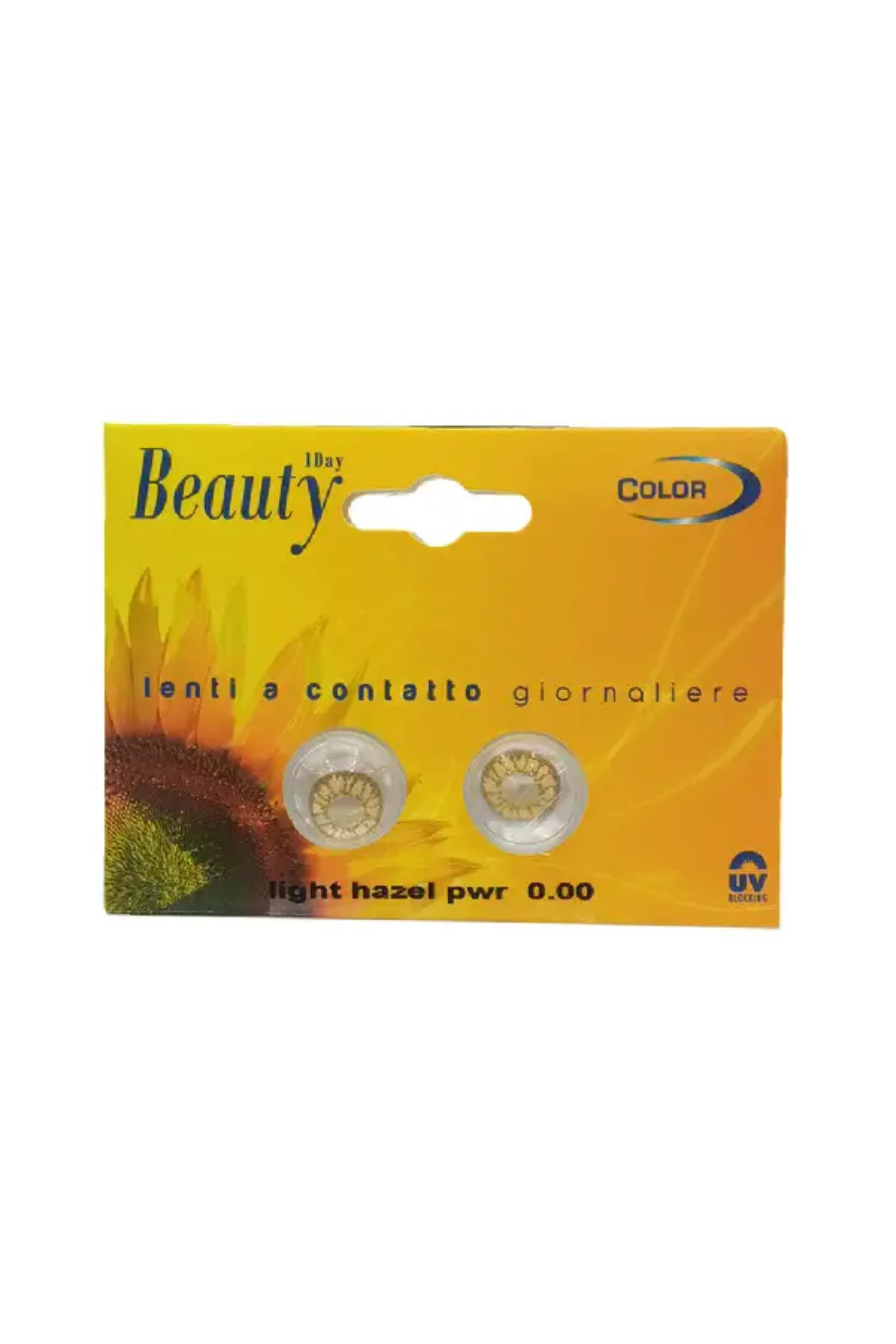 BEAUTY COLOR DAILY LENSES LIGHT HAZEL 2'S