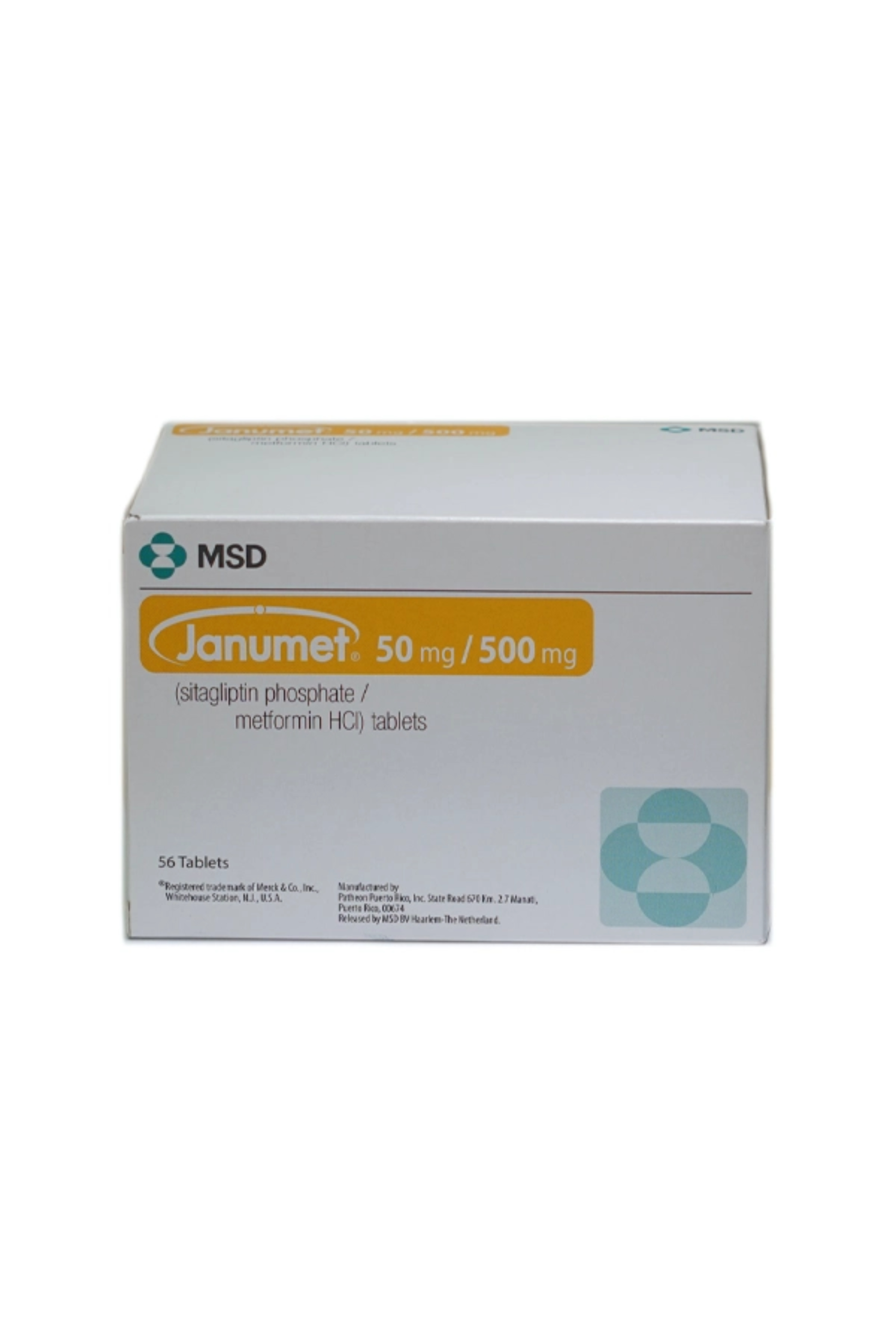 JANUMET 50/500 TABLET 56'S
