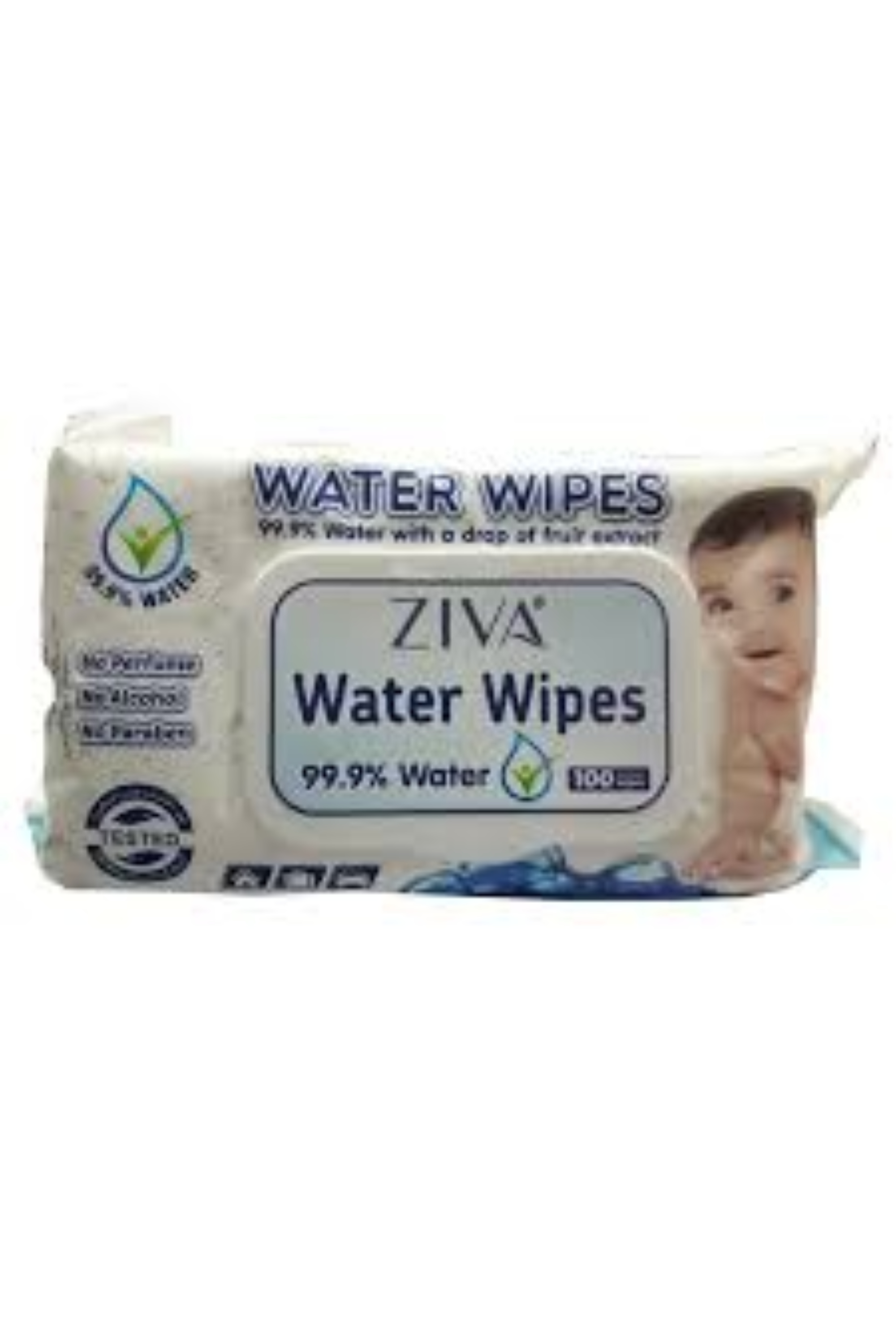 ZIVA BABY AQUA SOFT WIPES 100S FLIP TOP