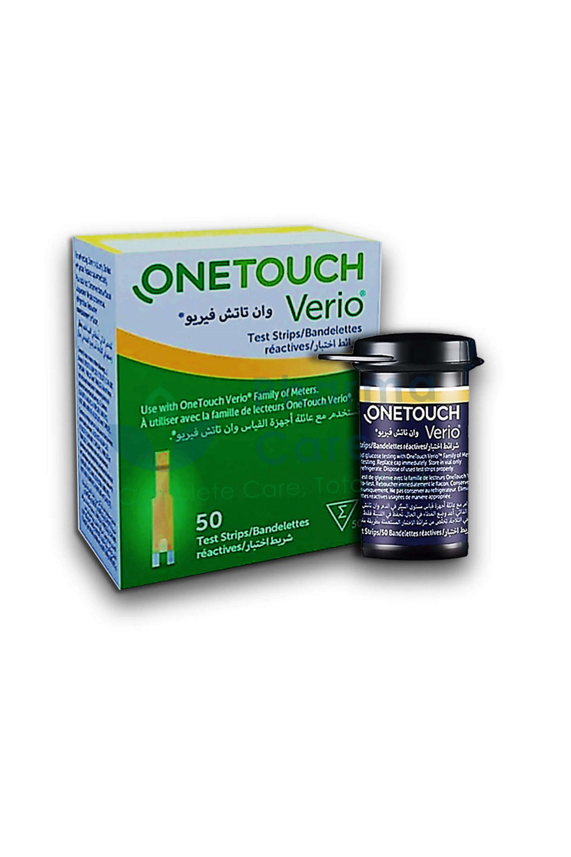 ONE TOUCH VERIO STRIPS 50'S