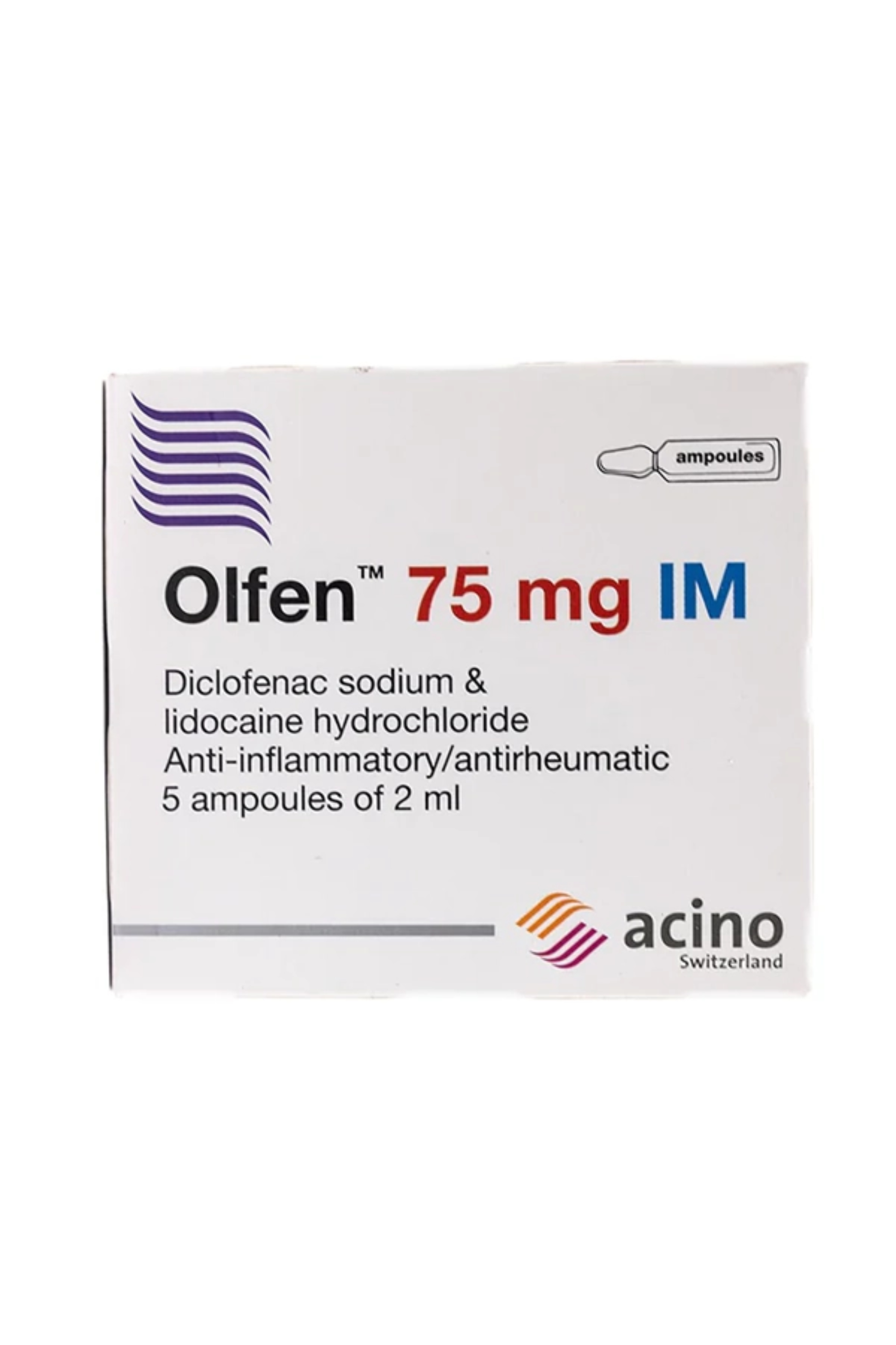 OLFEN 75MG AMPOULES 5'S