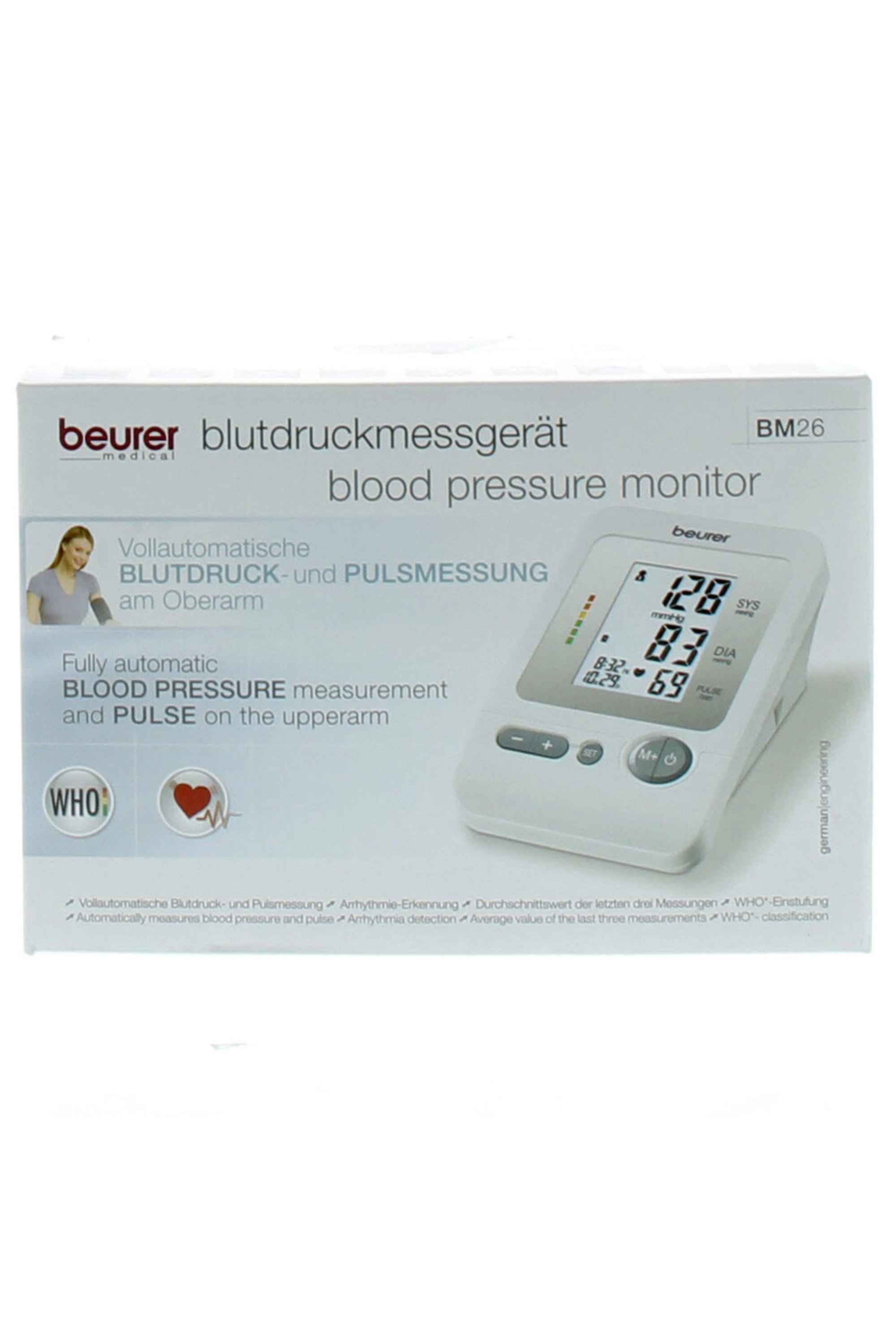 BEURER BM 26 UPPER ARM BP MONITOR (13764)