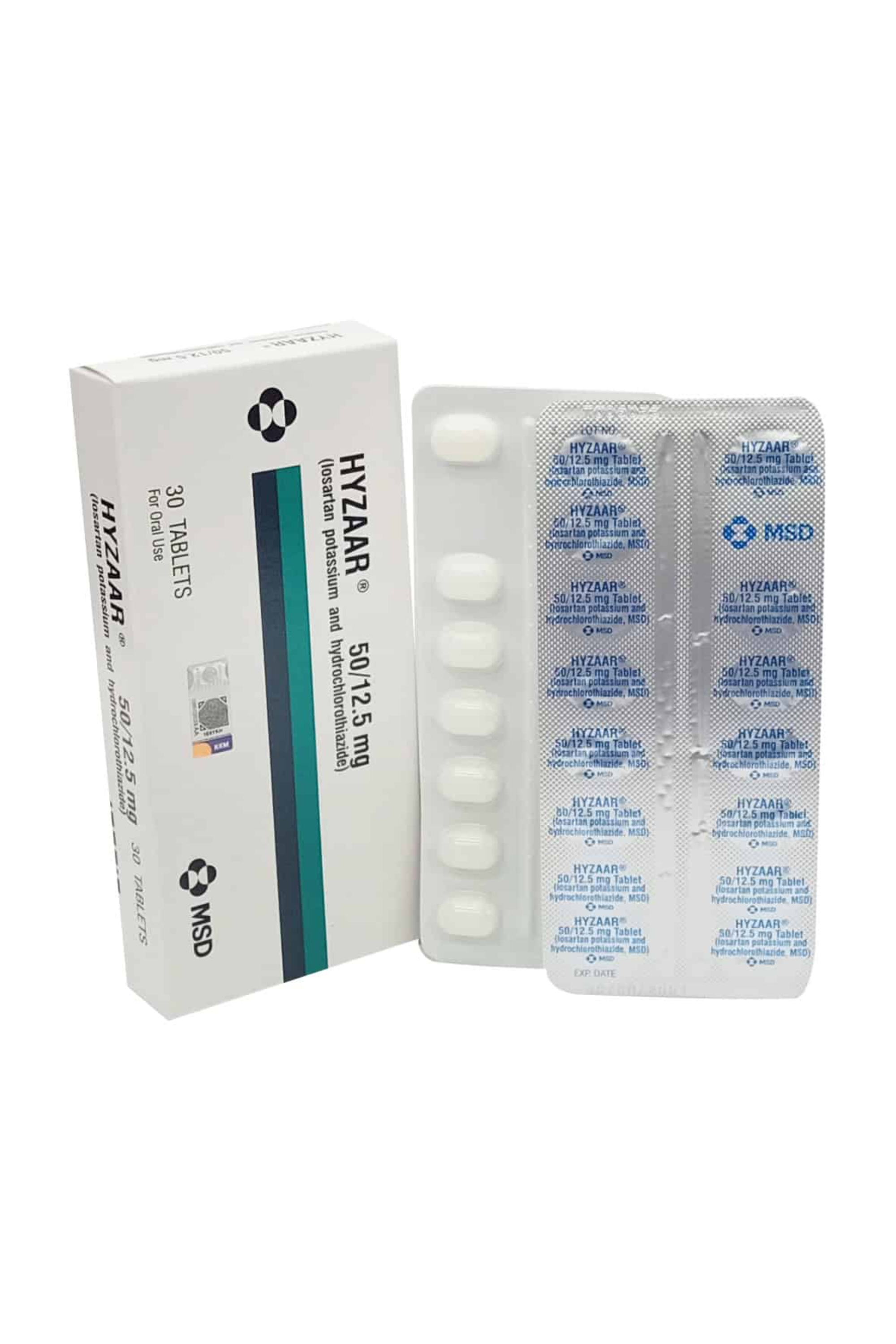 HYZAAR 50/12.5MG TAB 30'S