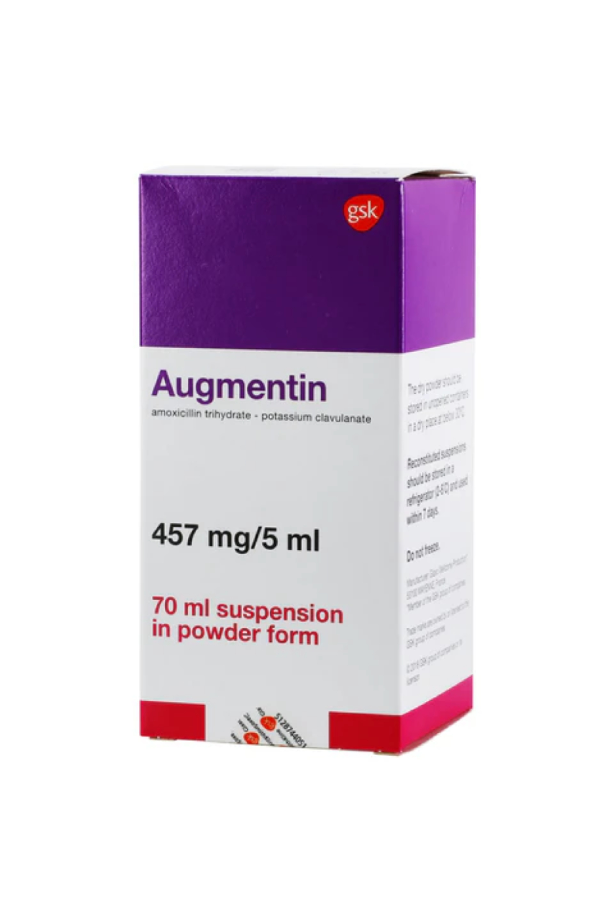 AUGMENTIN 457MG SUSP 70ML
