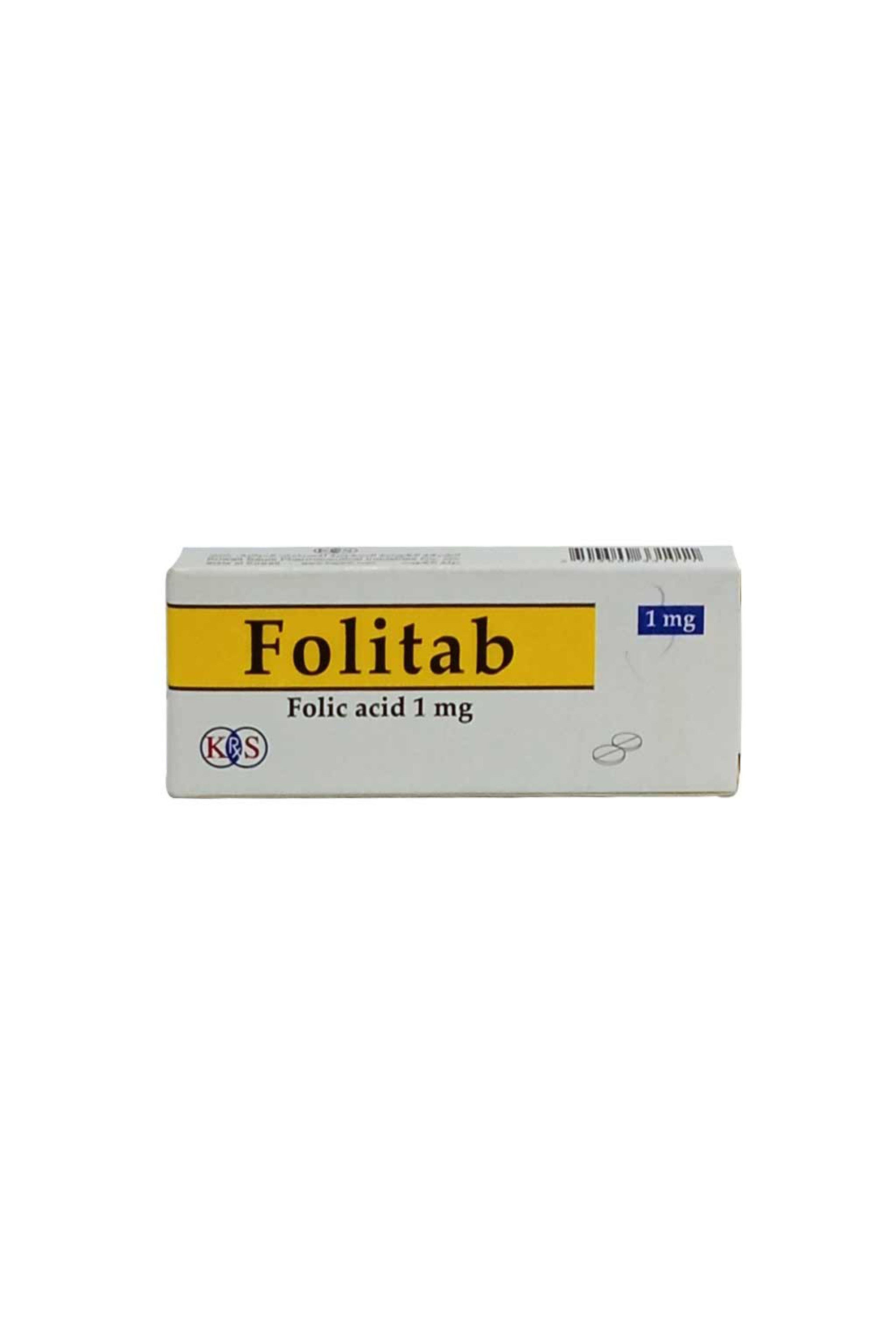 FOLITAB 1MG TAB 20'S