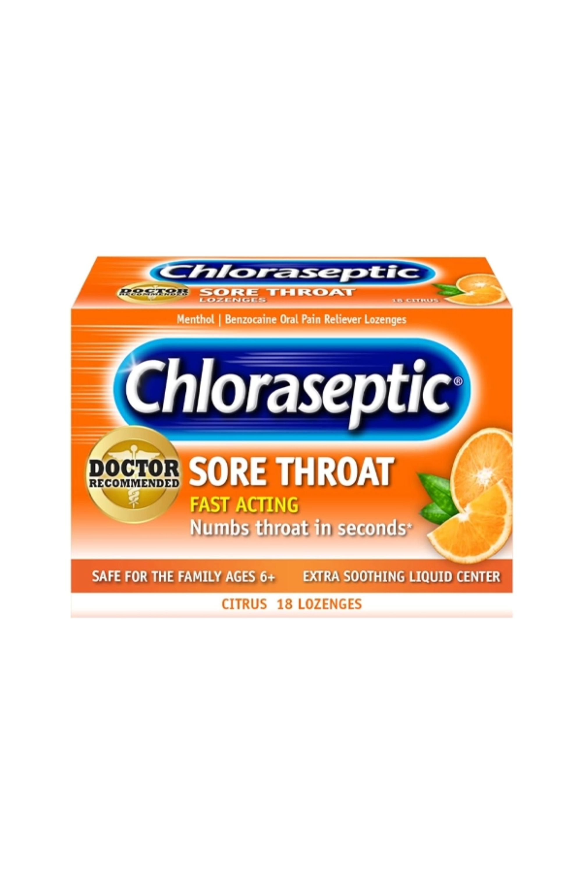 CHLORASEPTIC LC LOZENGES CITRUS18'S