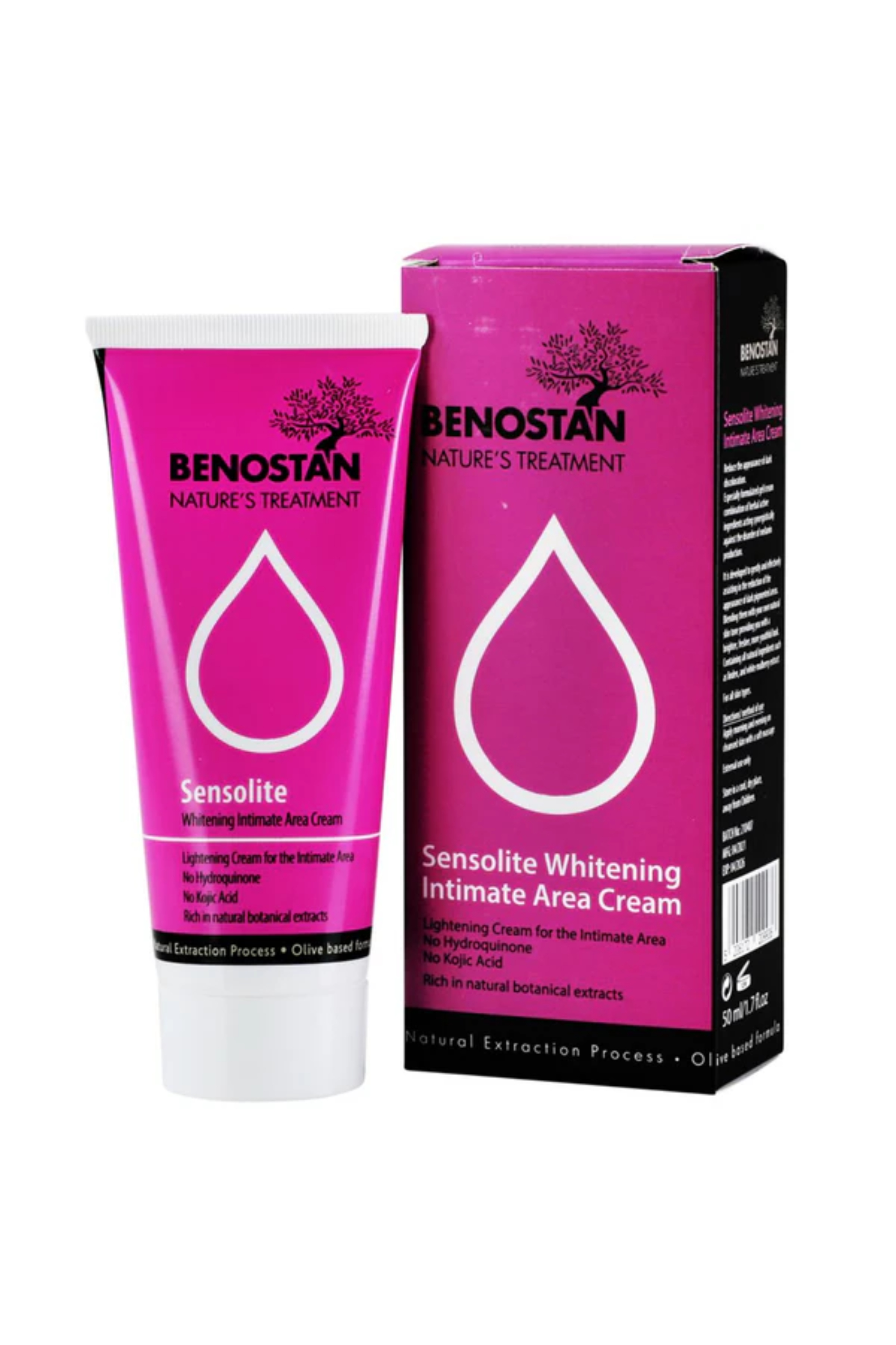 BENOSTAN SENSOLITE WHITENING CREAM 50ML